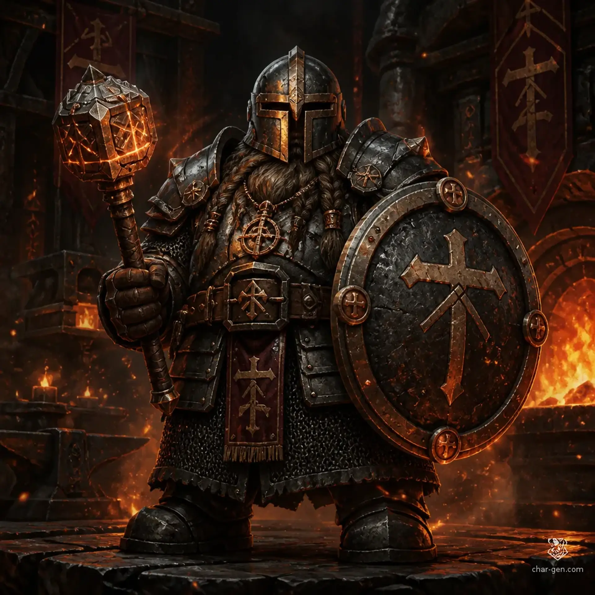 Odran Tamba - AI-generated fantasy Character