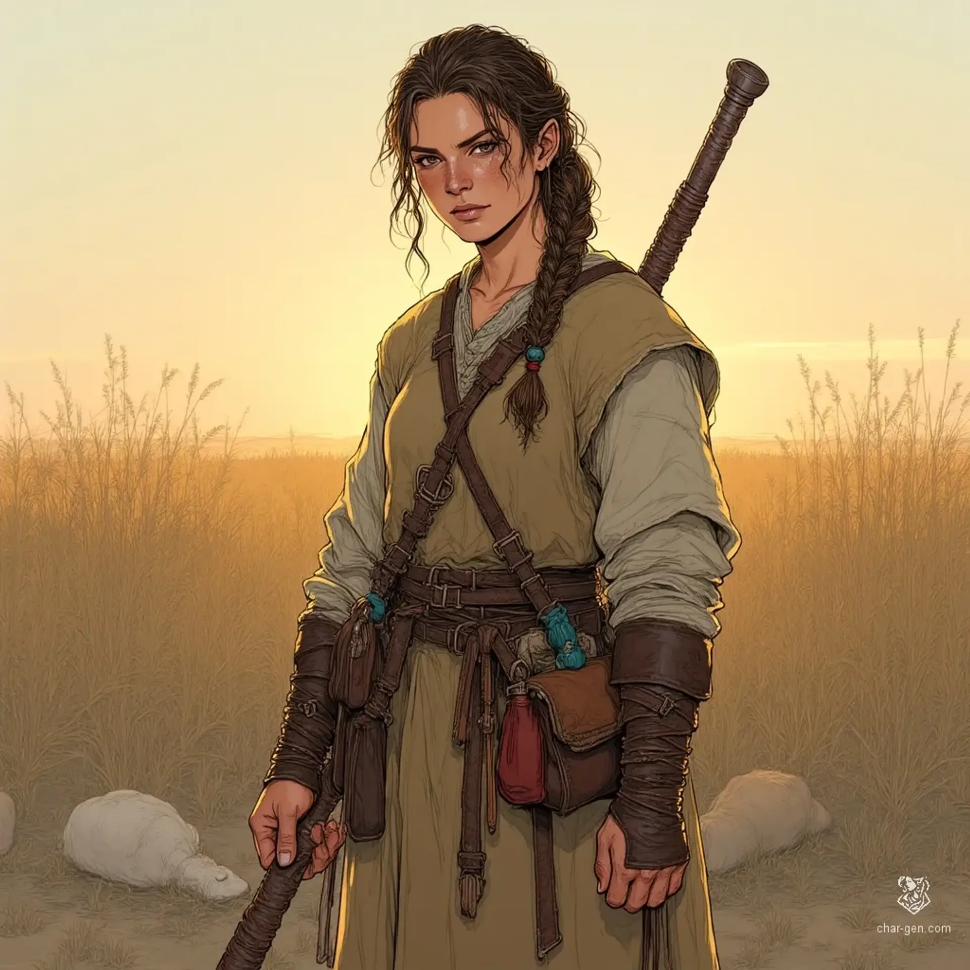 Elsin Mirewold - AI-generated fantasy NPC