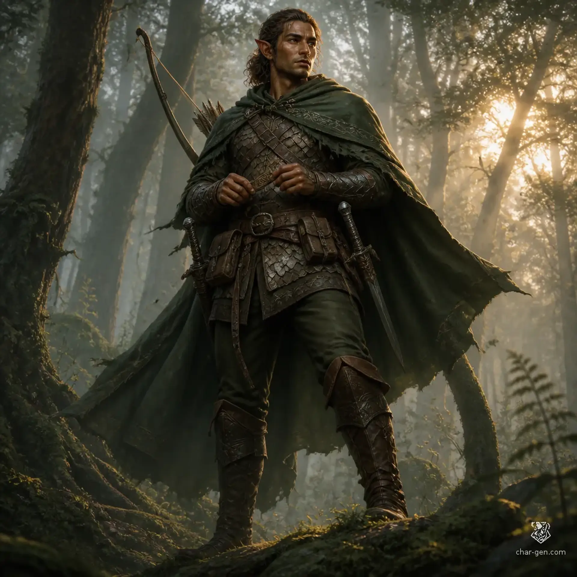Kestral - AI-generated fantasy Character