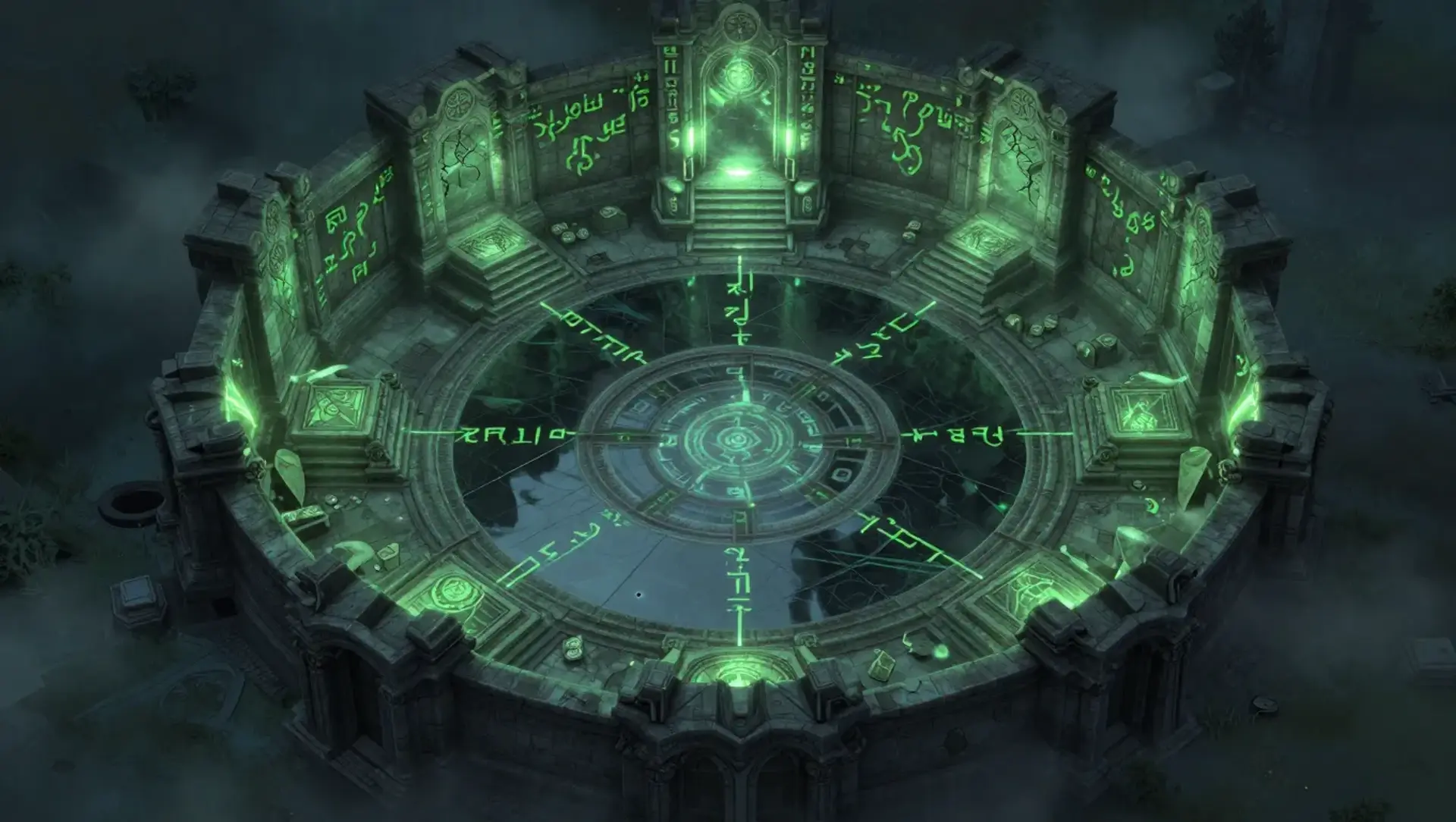The Puzzle of Shifting Sigils - AI-generated fantasy Encounter