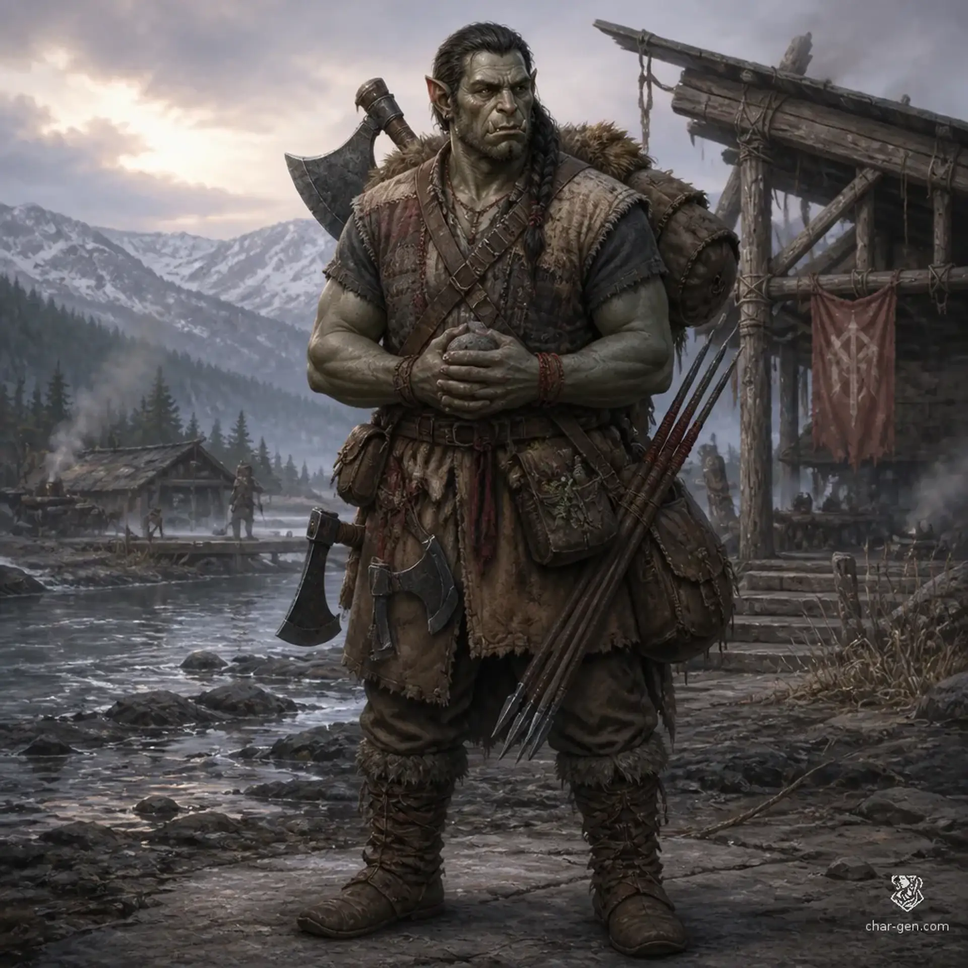 Kargut Tekkai - AI-generated fantasy Character