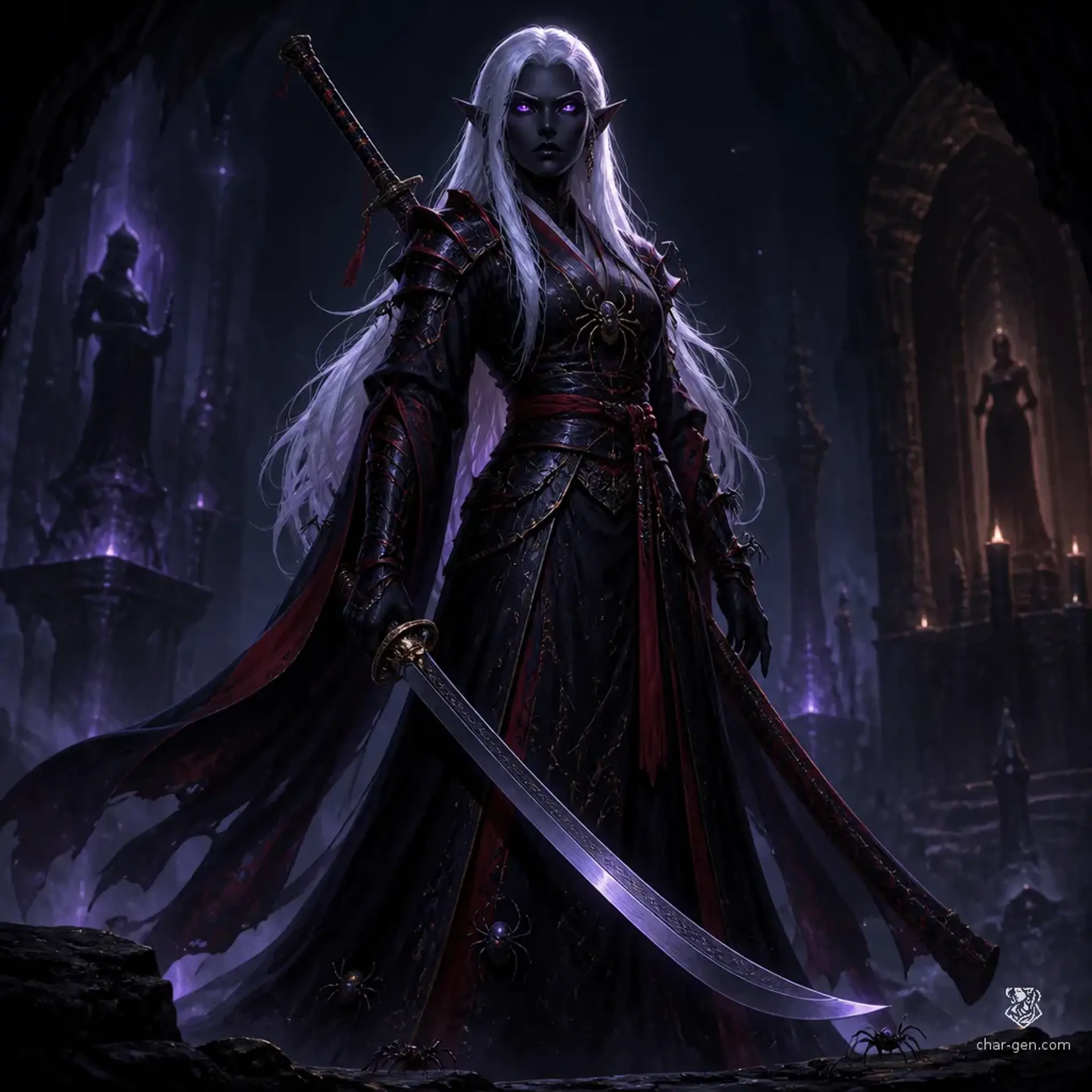 Aurelia Malice - AI-generated fantasy Character