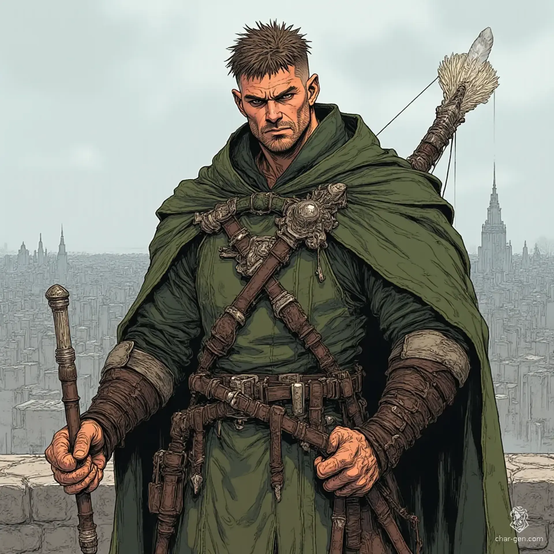 Branric Halvorn - AI-generated fantasy NPC