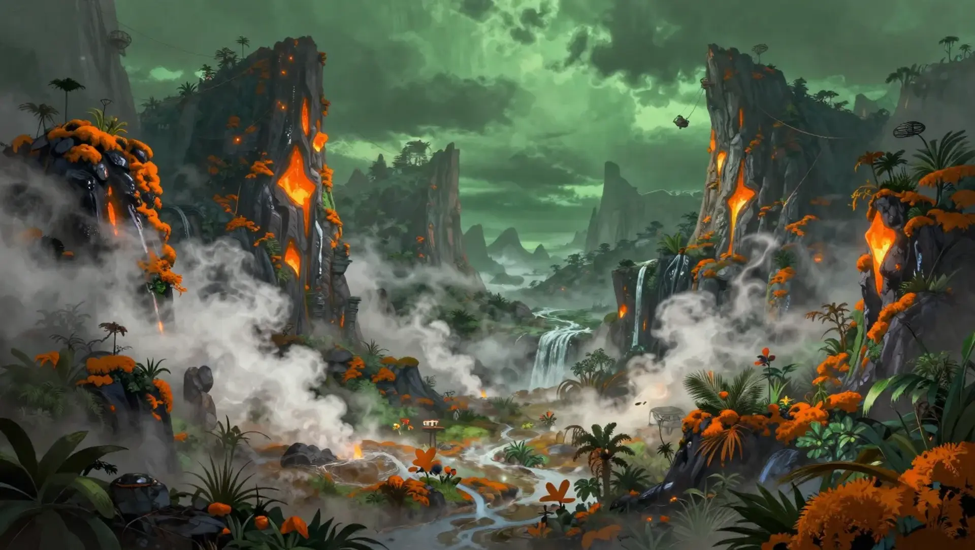 Frolzcopska Peaks - AI-generated fantasy Region