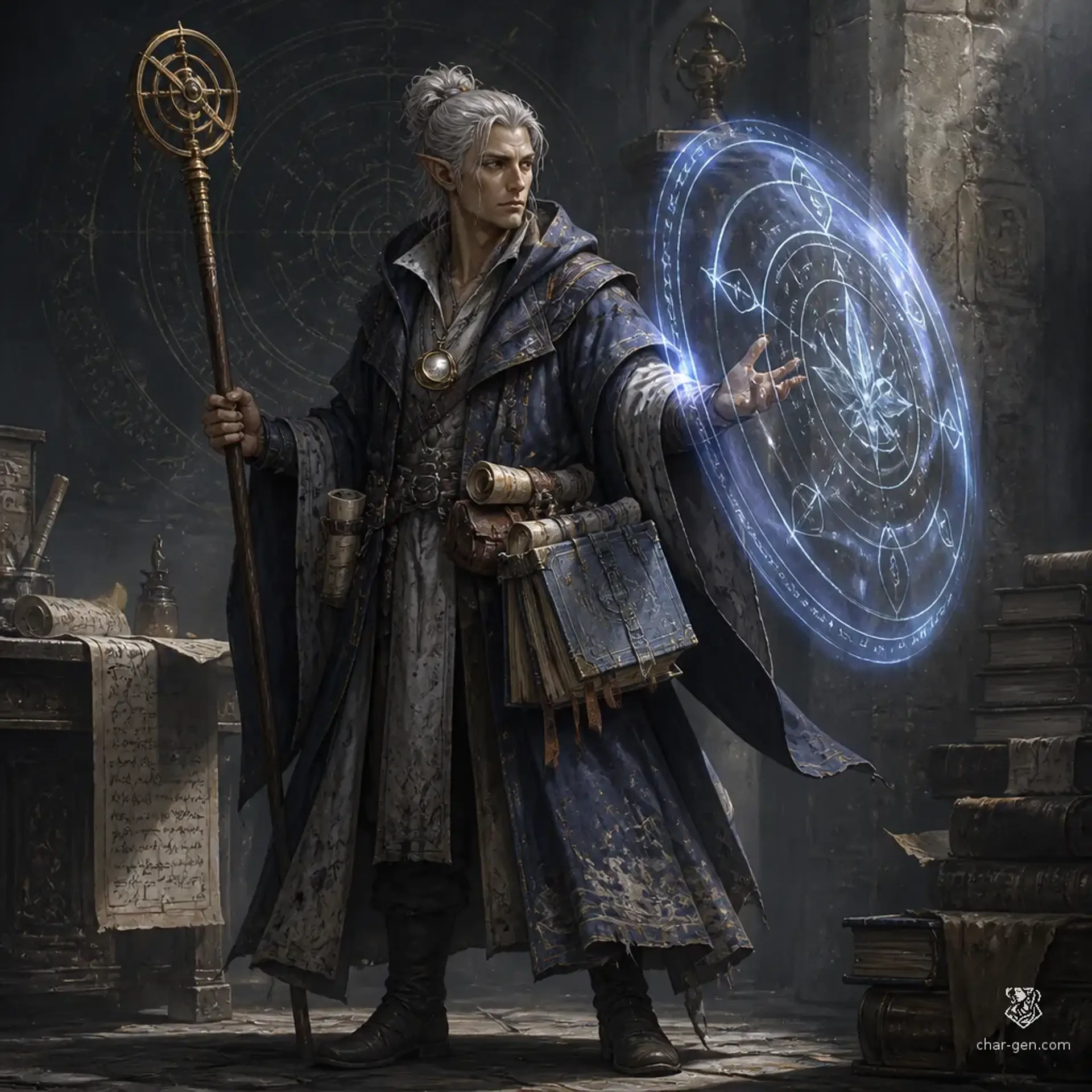 Elarion Vale - AI-generated fantasy Character