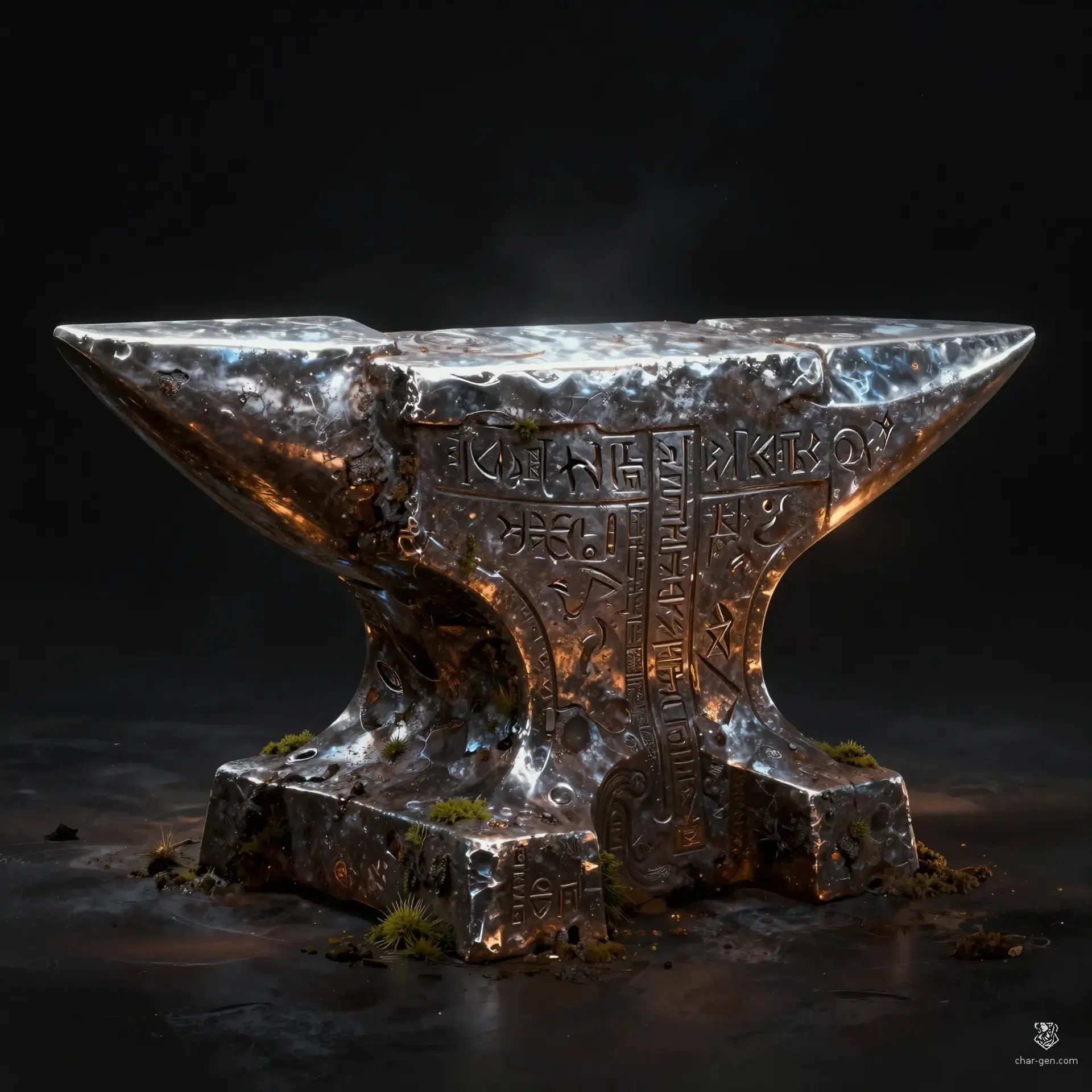 Gizaragzda's Anvil - AI-generated fantasy Magic Item
