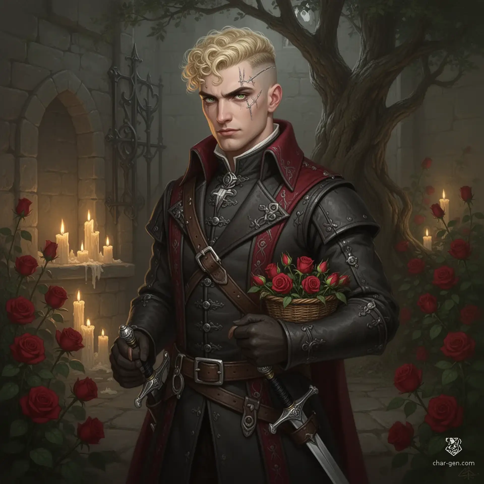 Raphael Sorell, Duke of Rouen - AI-generated fantasy NPC