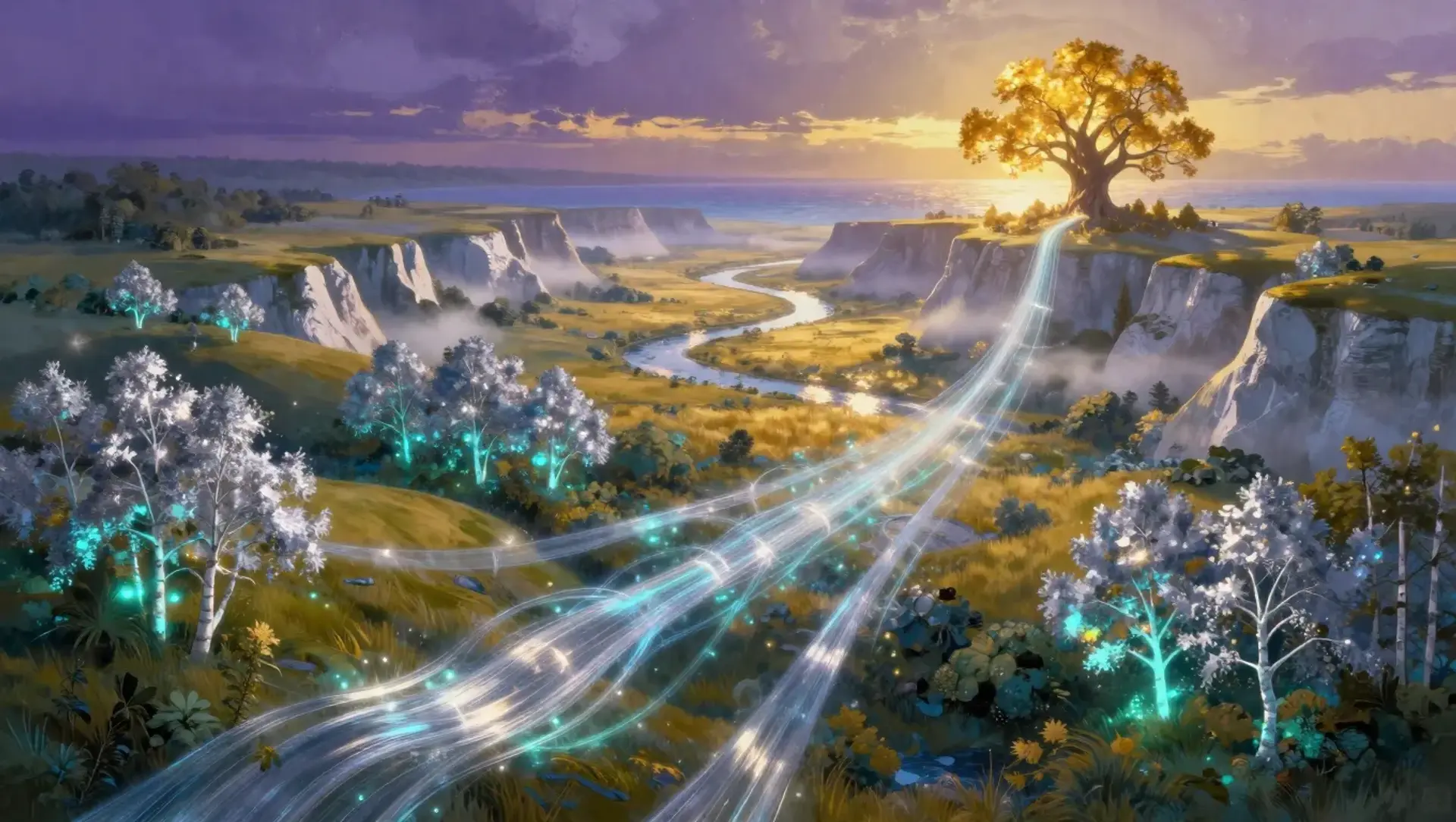 Feylines - AI-generated fantasy Region