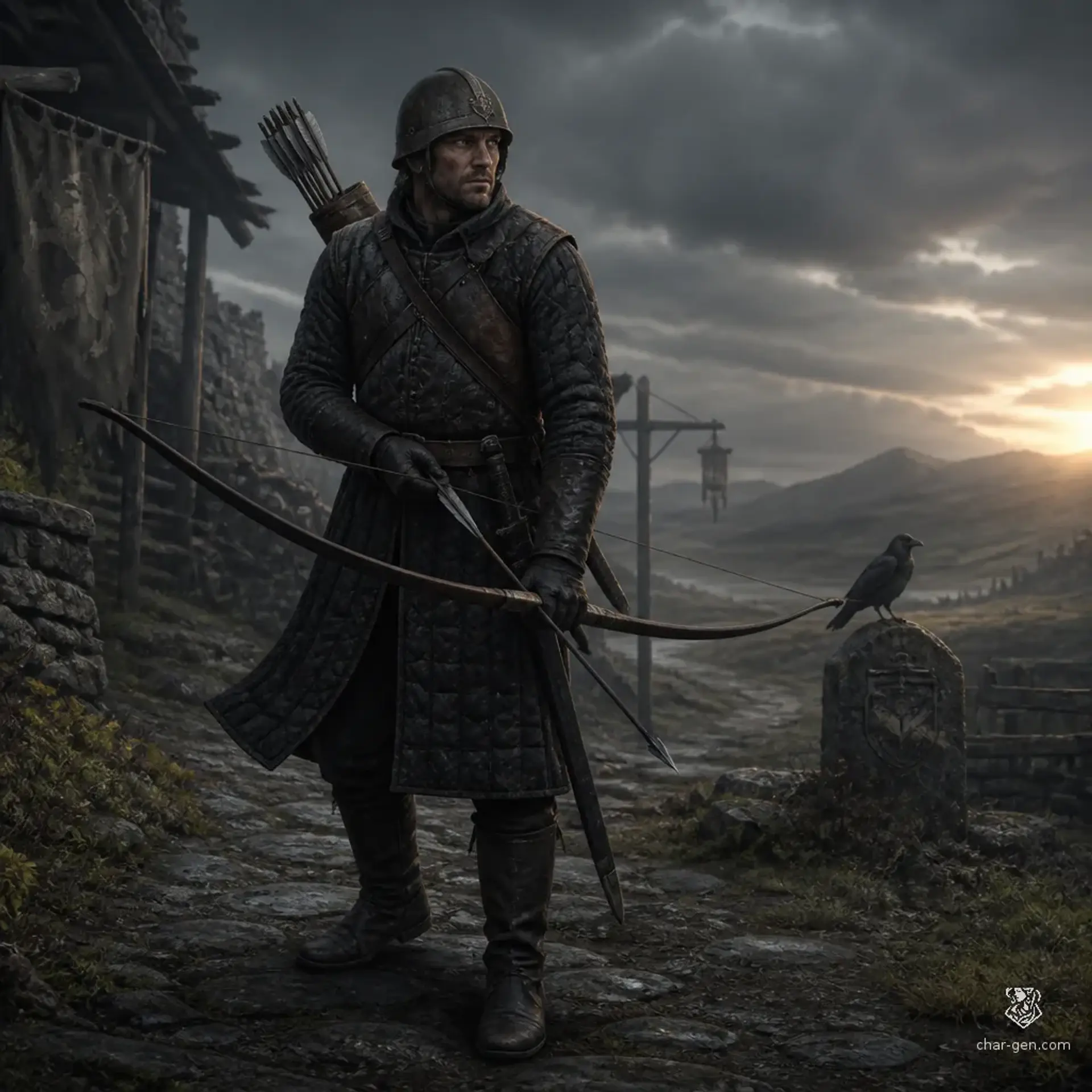 Niall Ormund - AI-generated fantasy Character