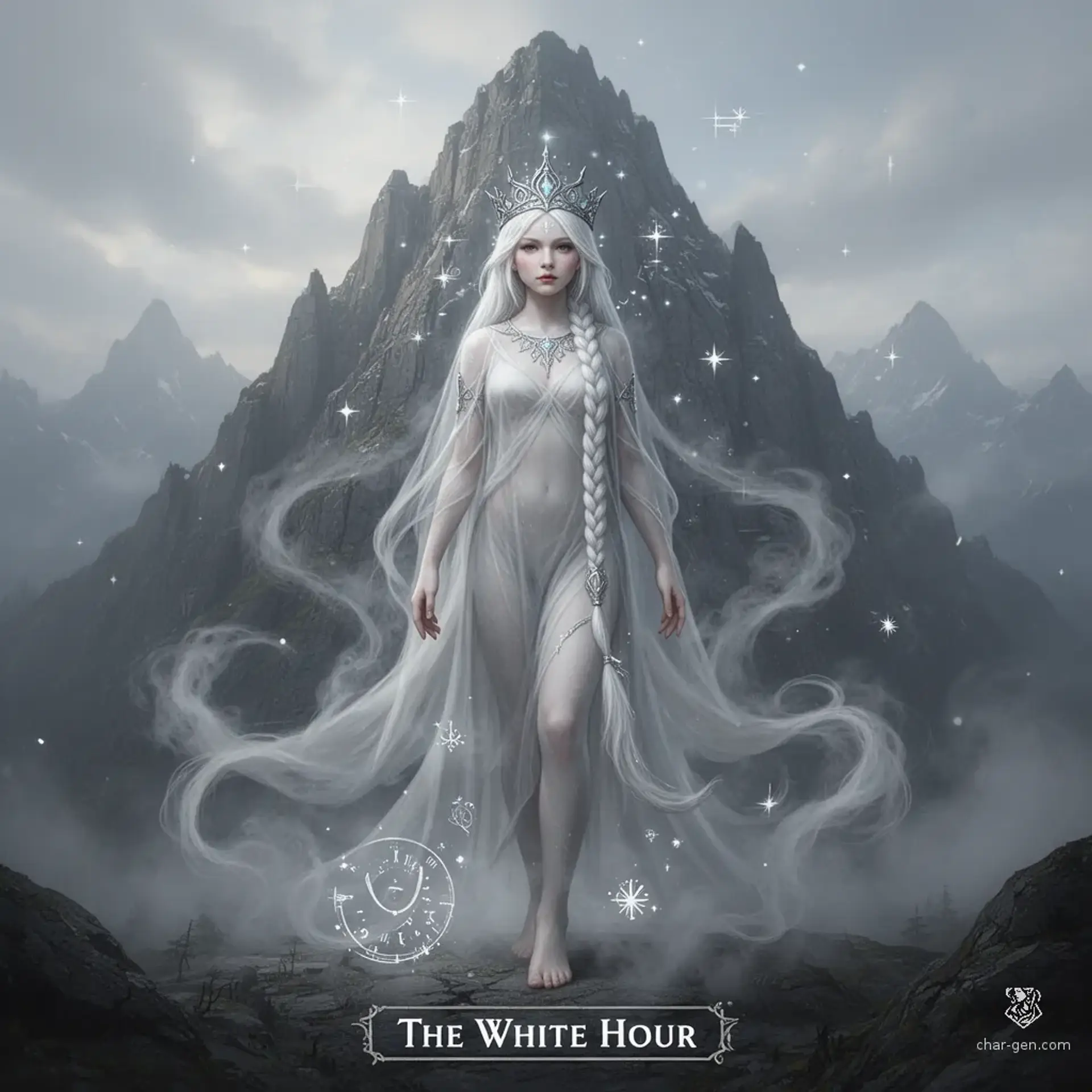 The White Hour - AI-generated fantasy Monster