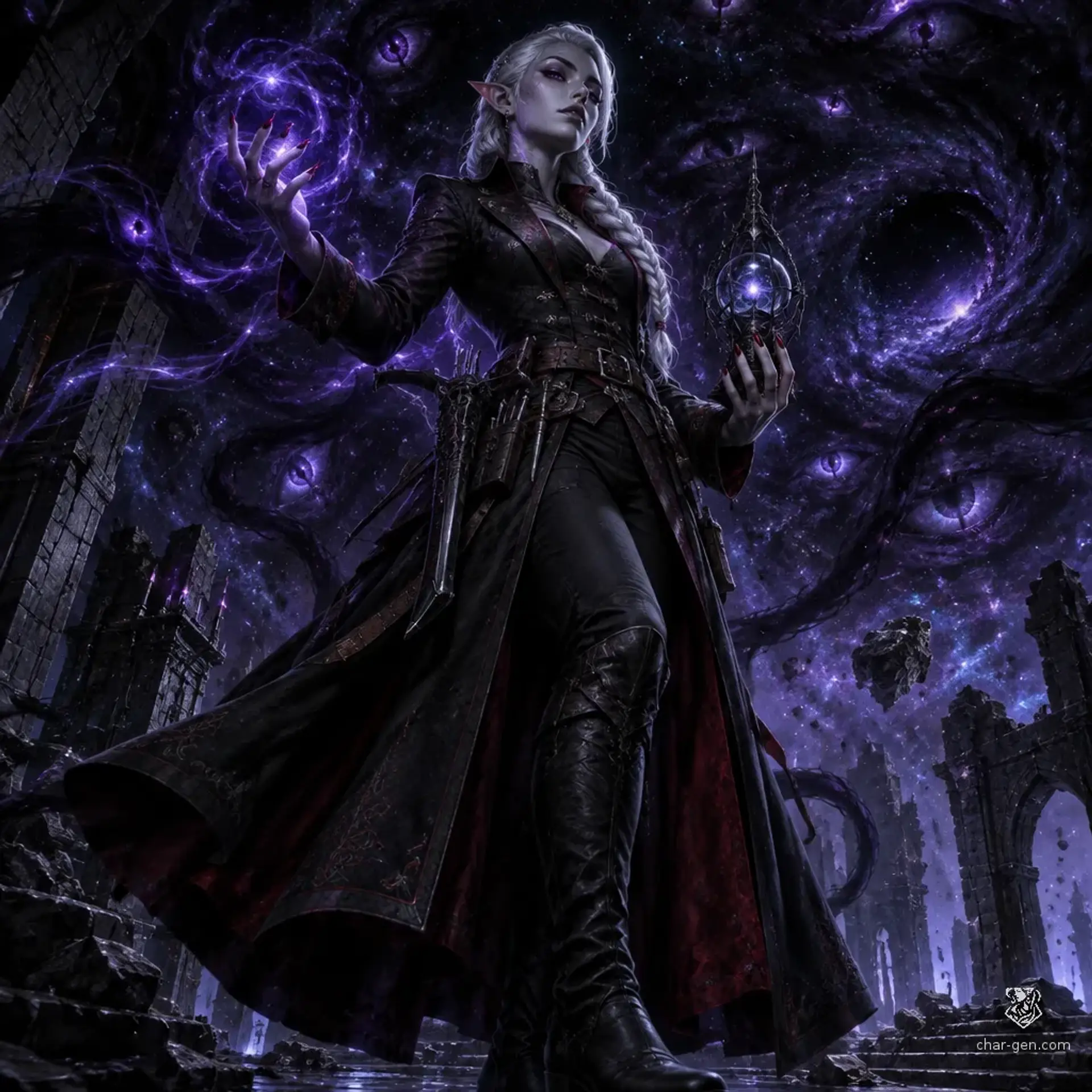 Scarlet Summerwind - AI-generated fantasy Character