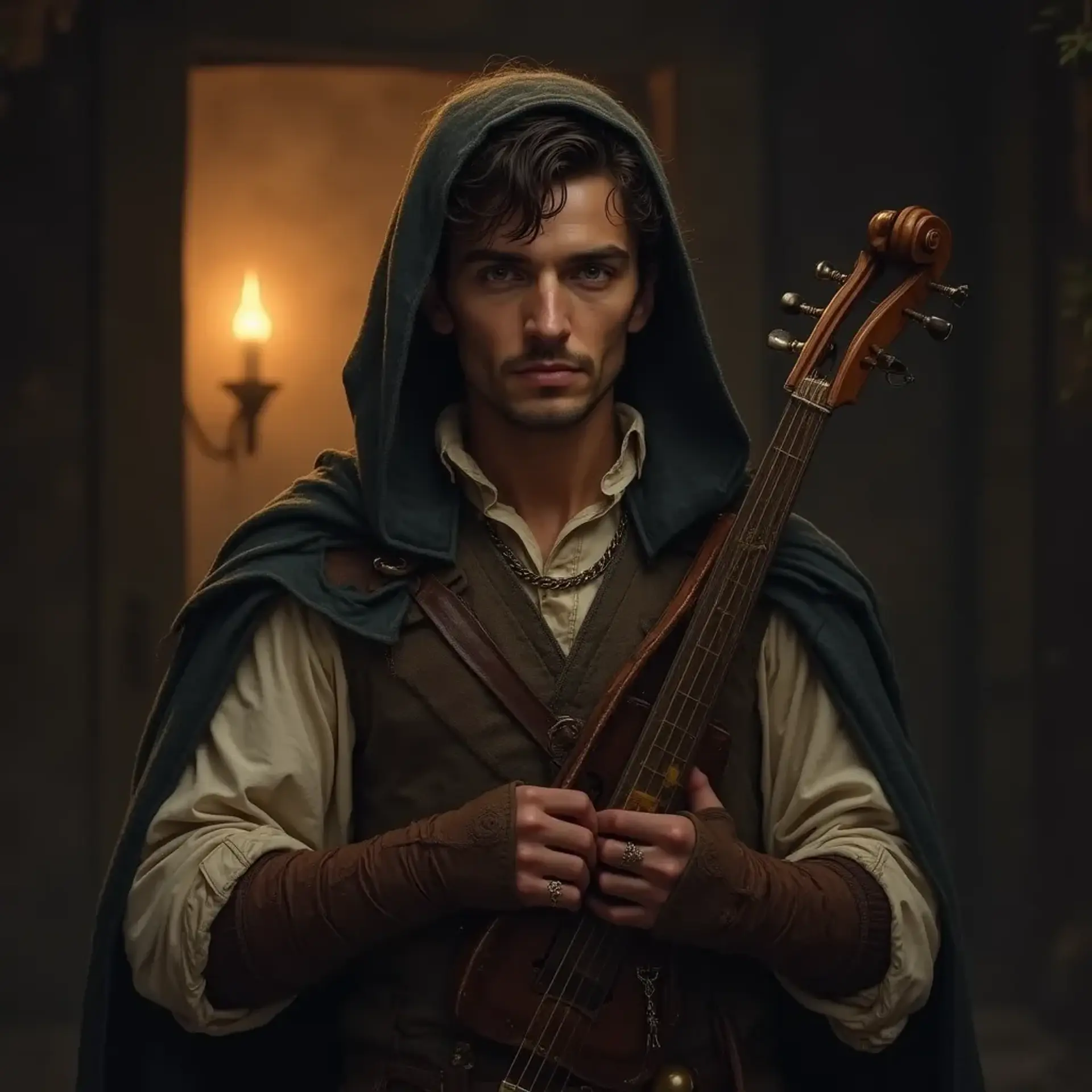 Ezra Brightleaf - AI-generated fantasy NPC