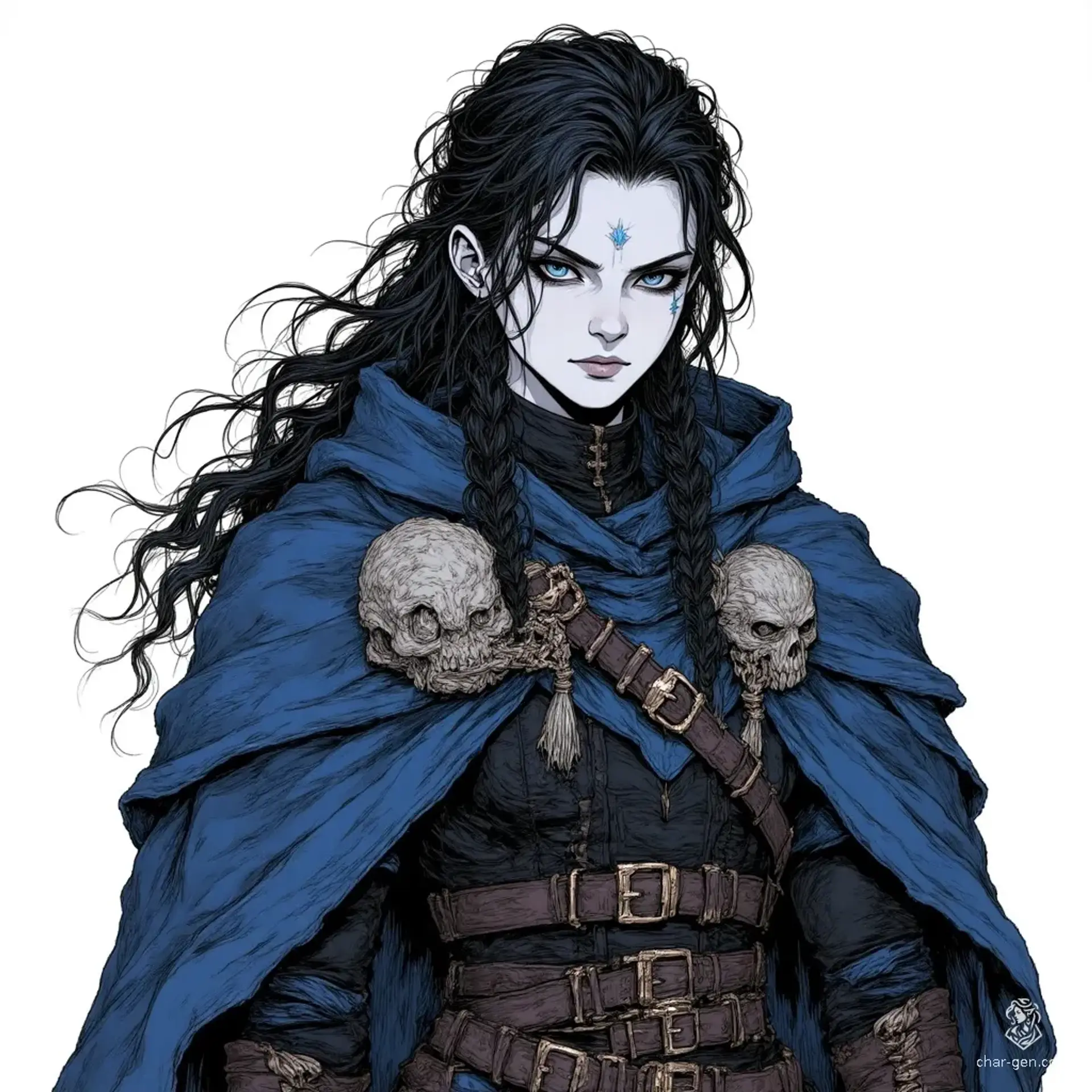 Volrik Shademire - AI-generated fantasy NPC