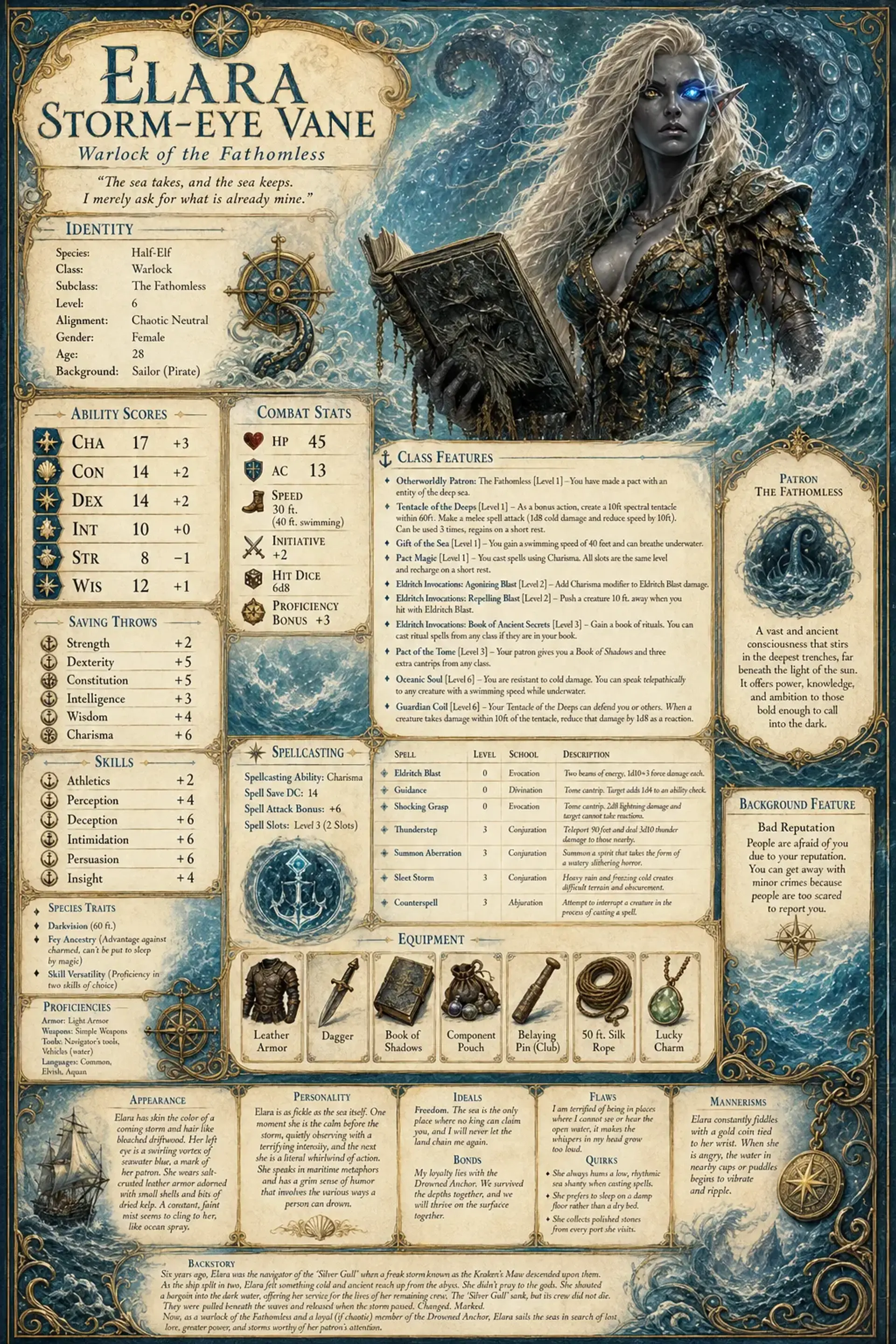 Character Sheet