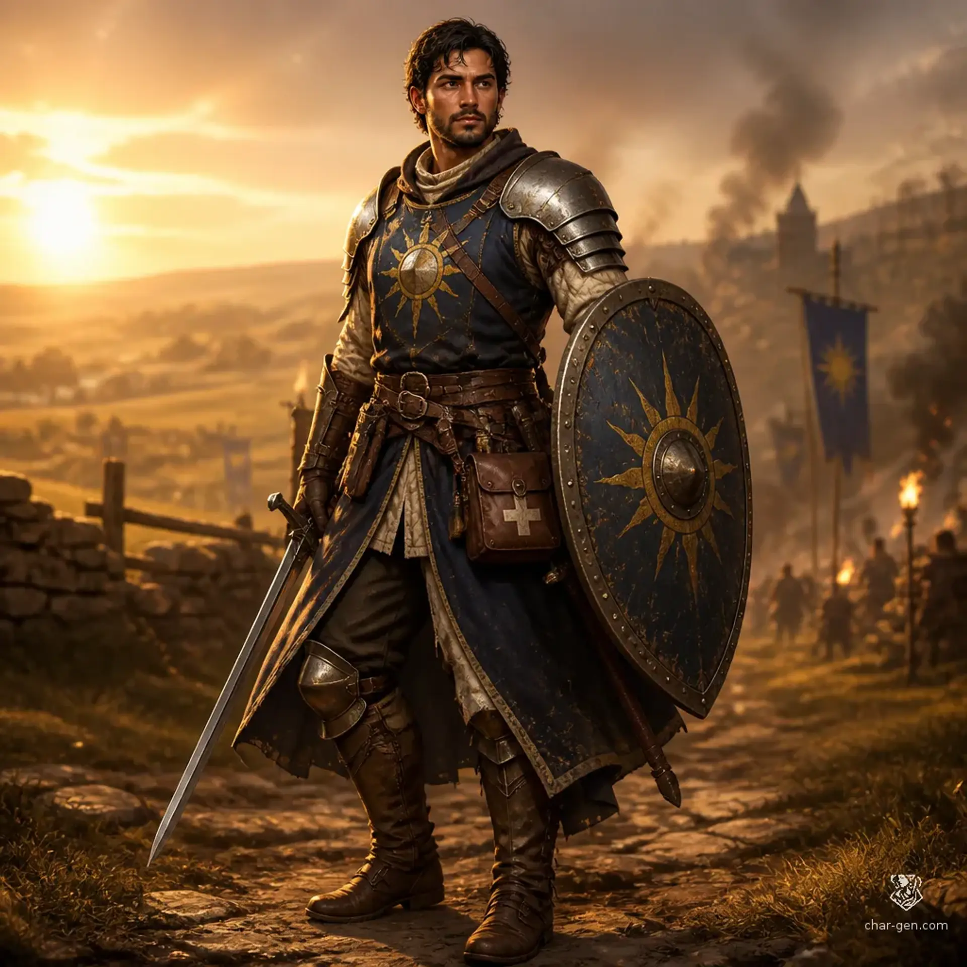 Sahim Veshar - AI-generated fantasy Character