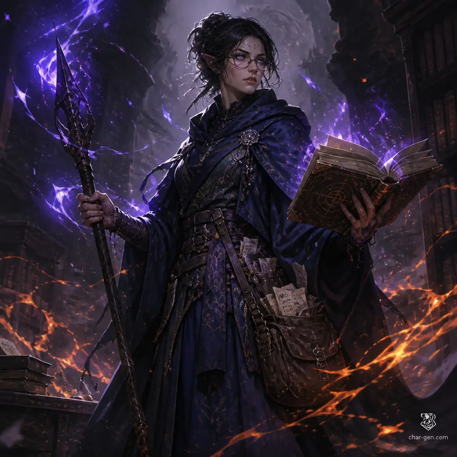 Scarsinger - AI-generated fantasy Character