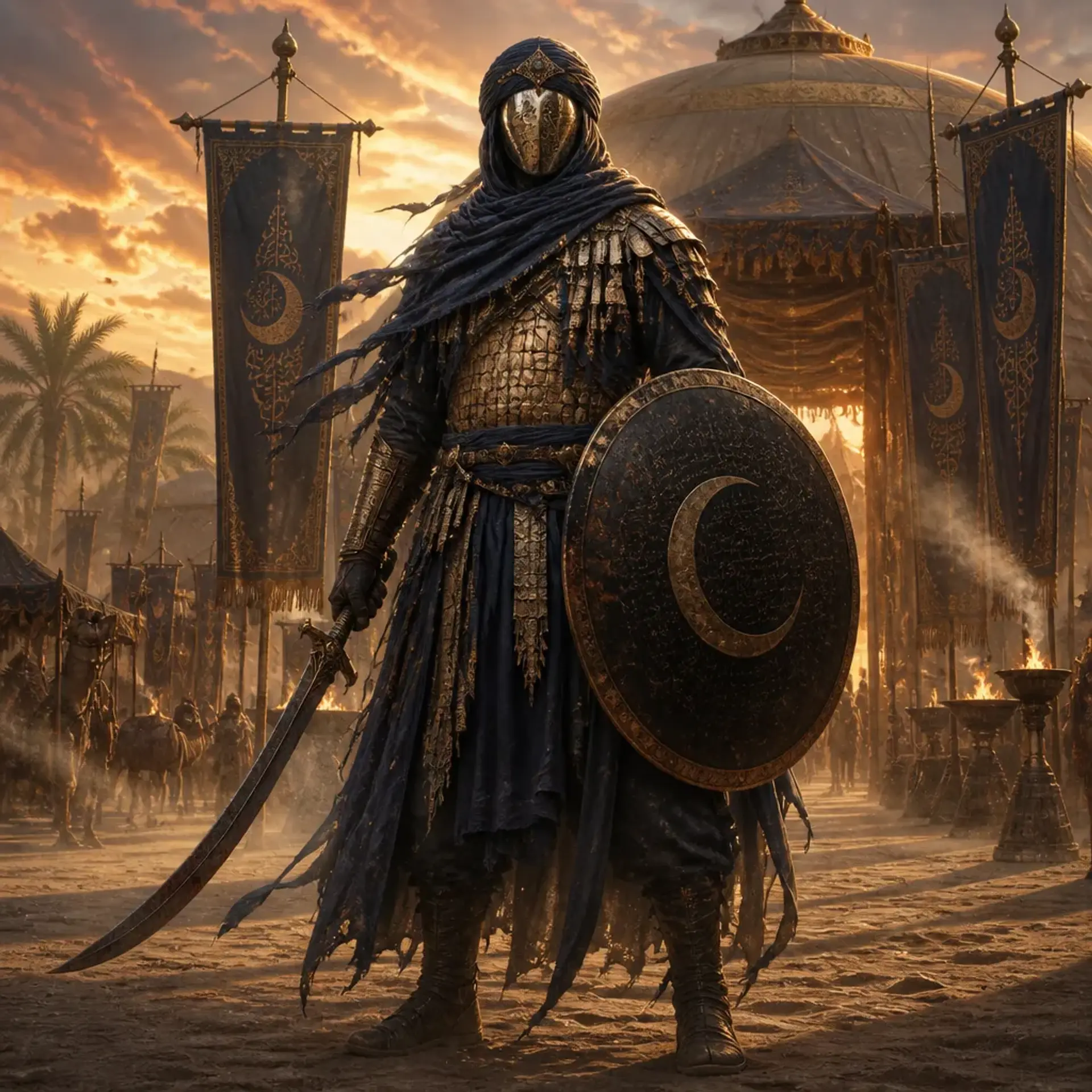 Rival Khan's Bodyguard - AI-generated fantasy Monster