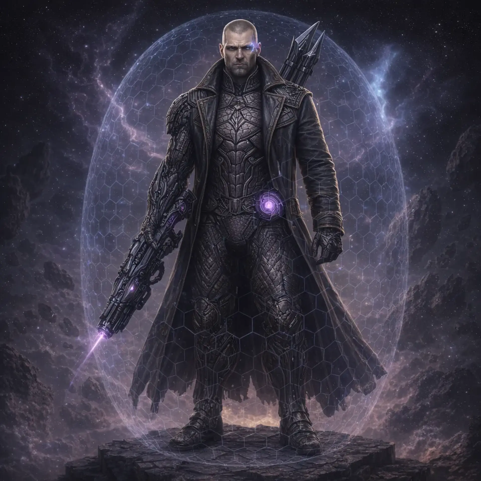Jervis The Outsider - AI-generated fantasy Character