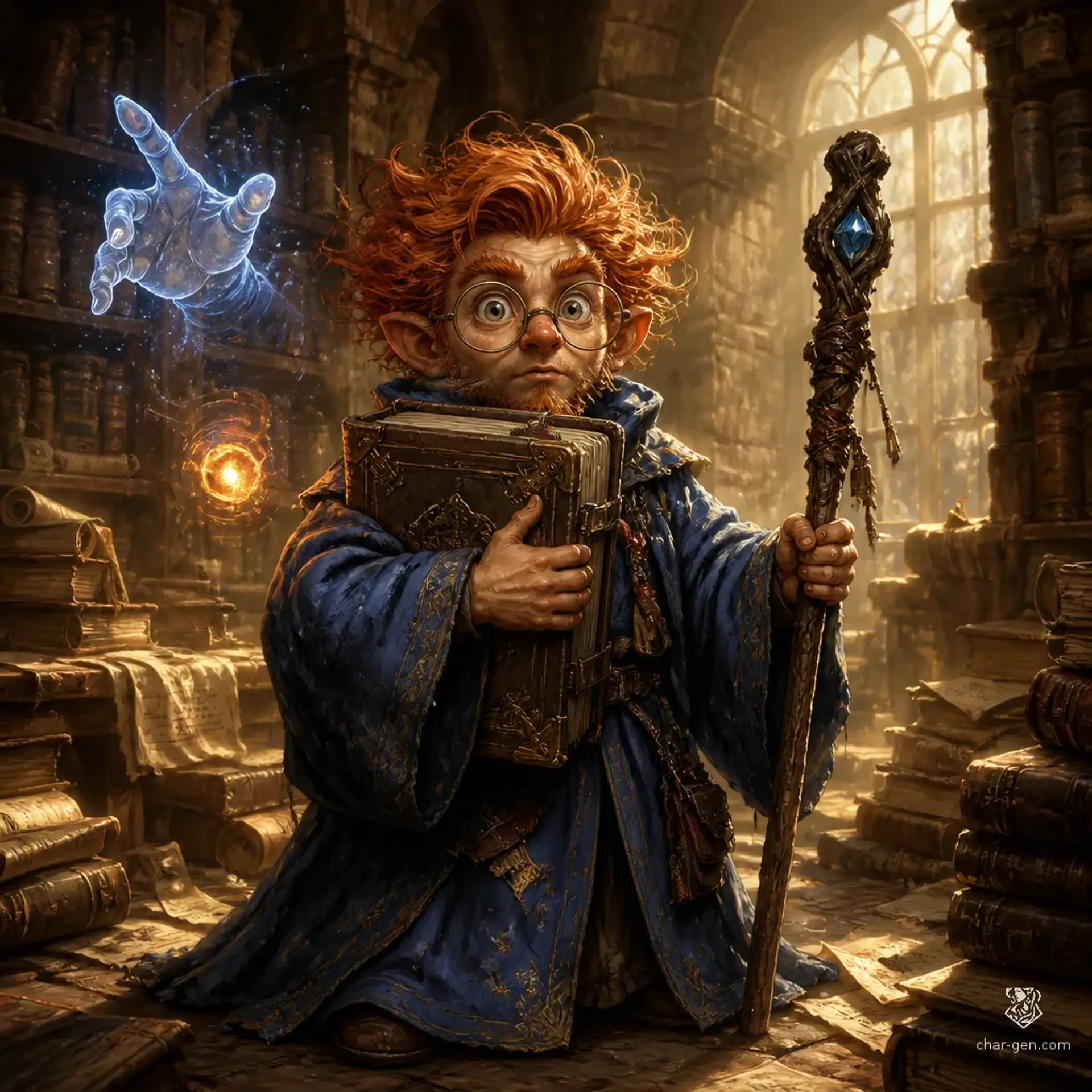 Filmin Sparkspanner - AI-generated fantasy Character