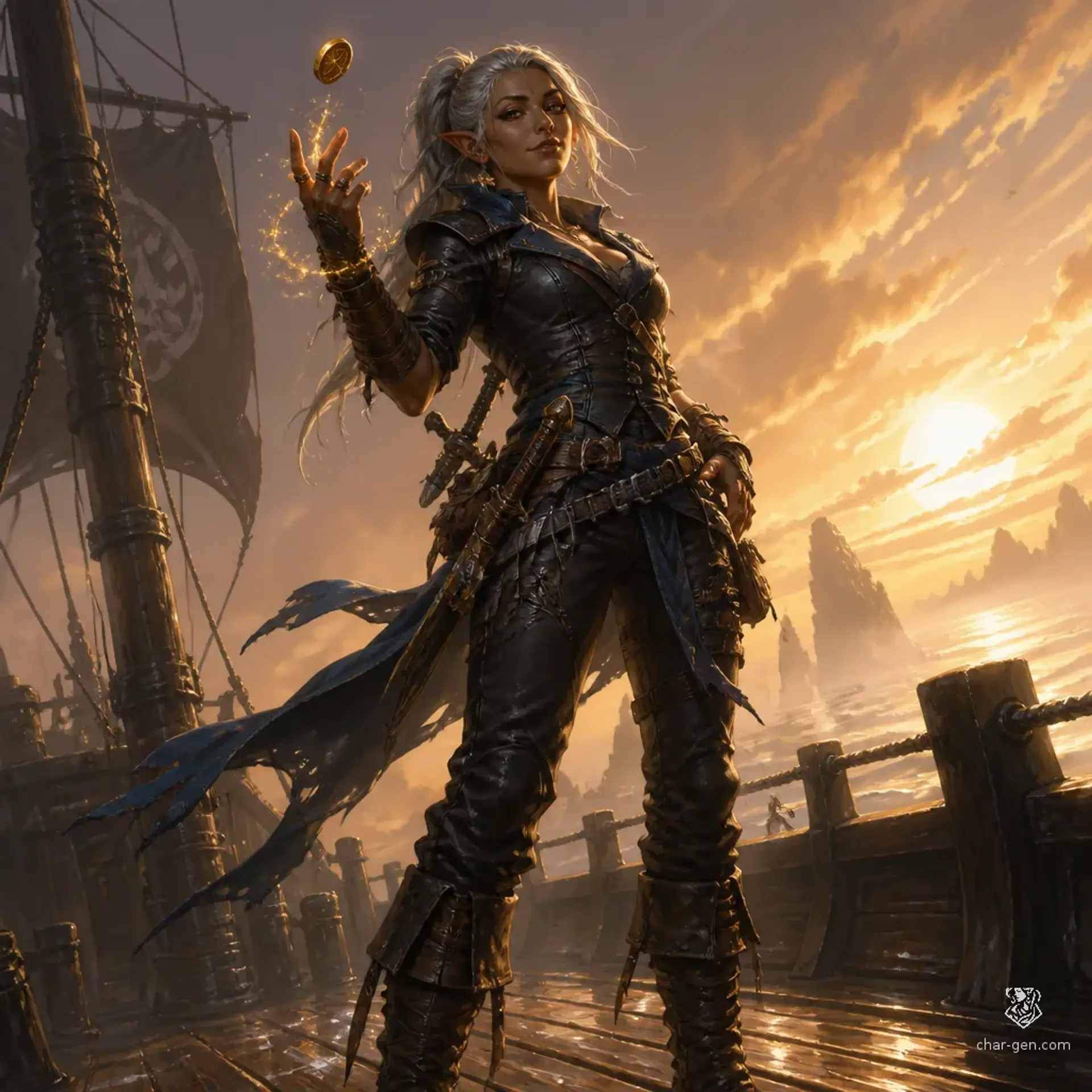 Faith - AI-generated fantasy Character