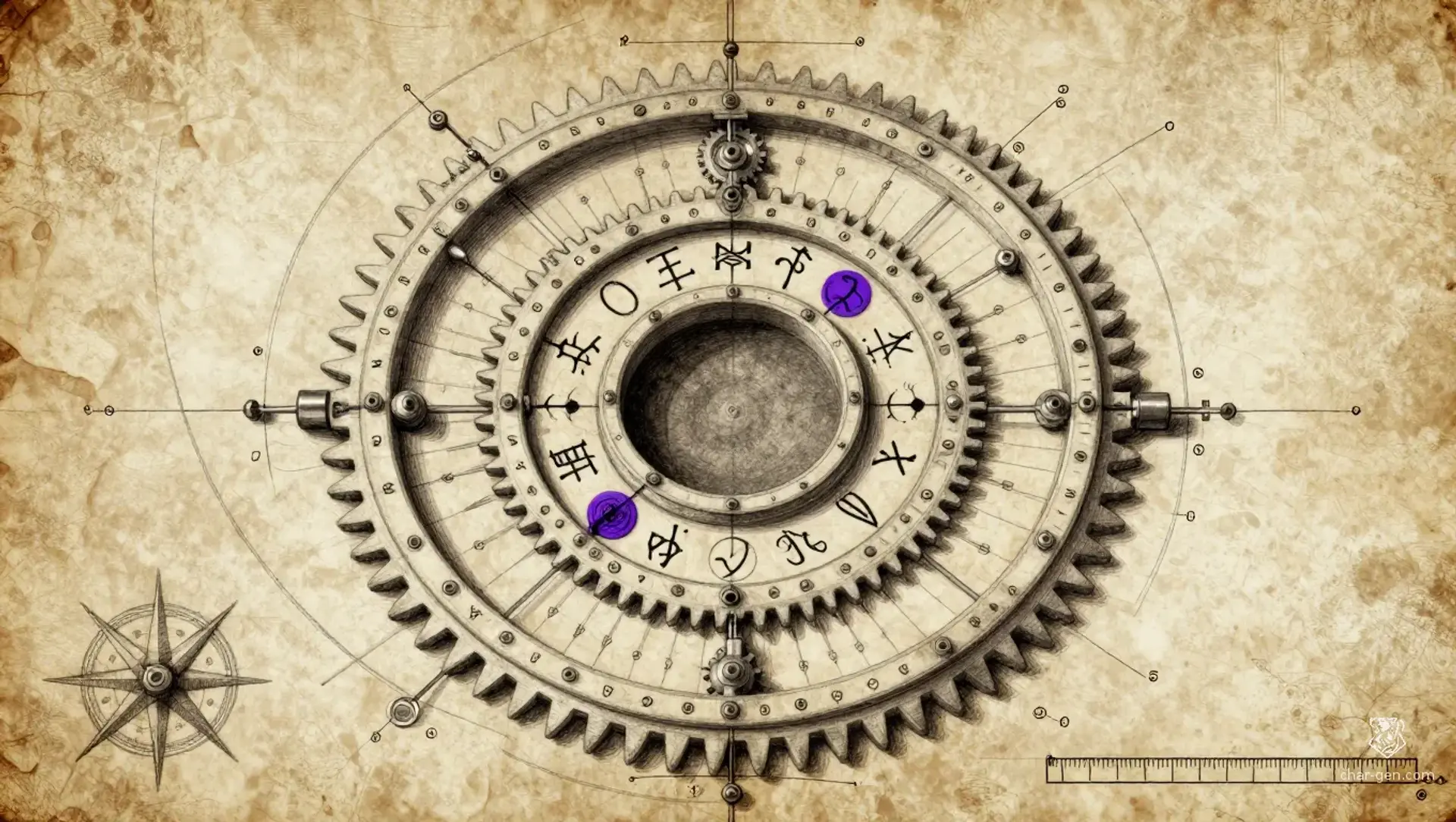 The Breath of the Stone-Father - AI-generated fantasy Puzzle