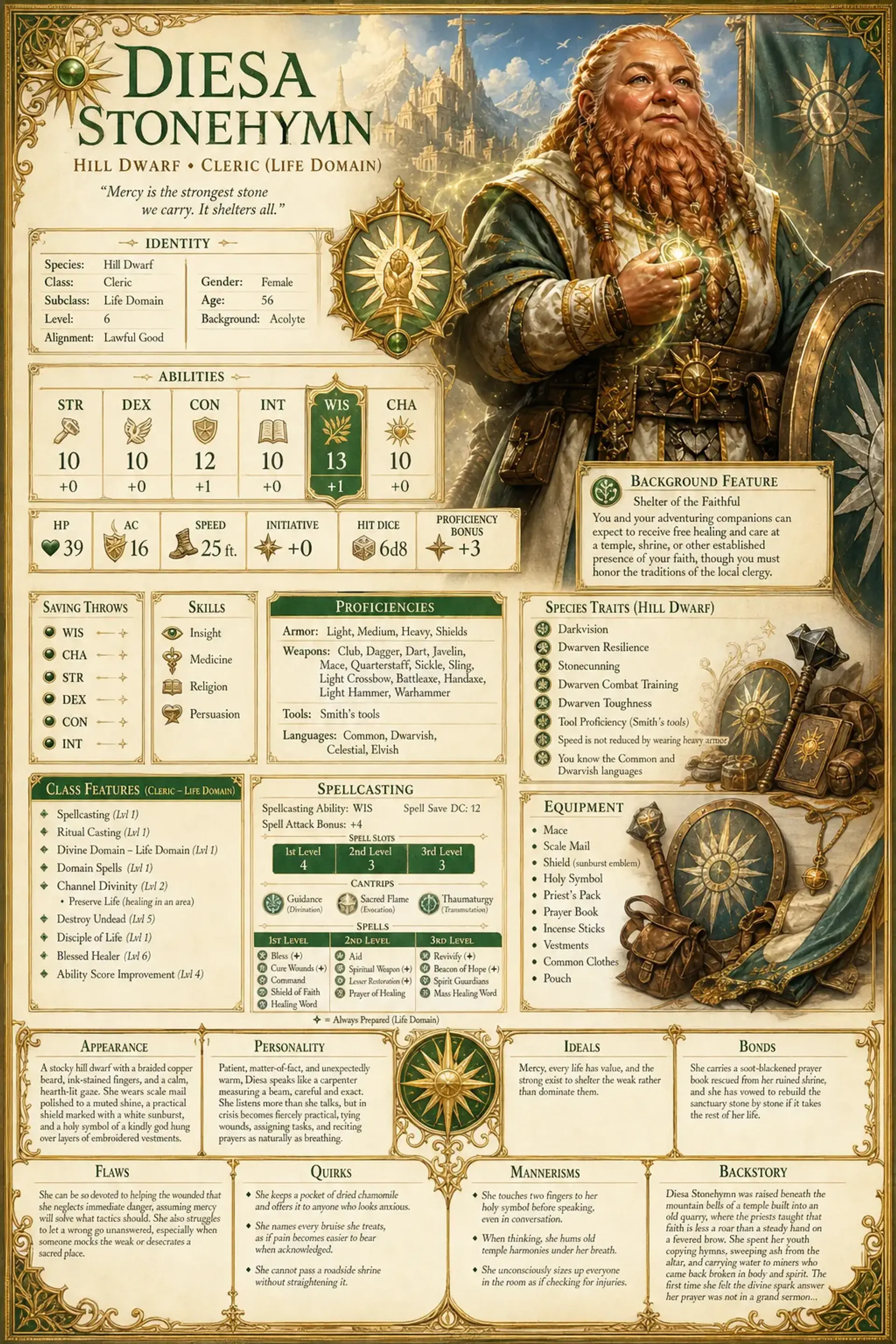 Character Sheet