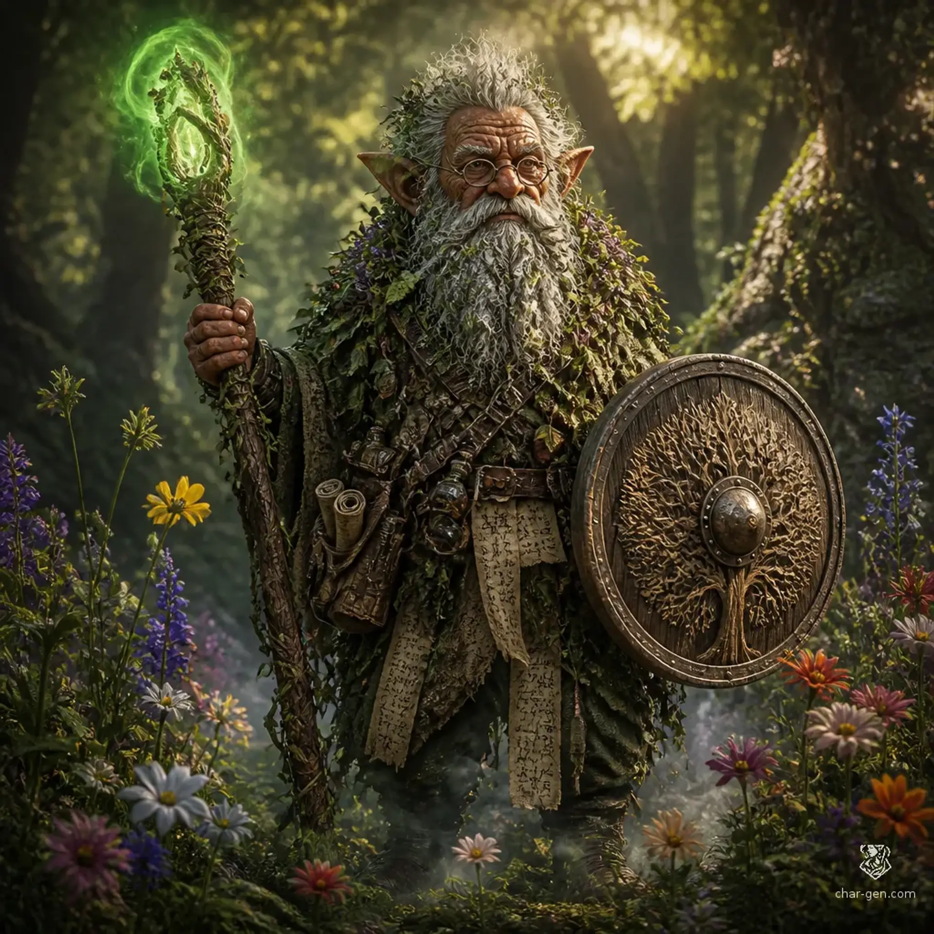 Glunfl - AI-generated fantasy Character