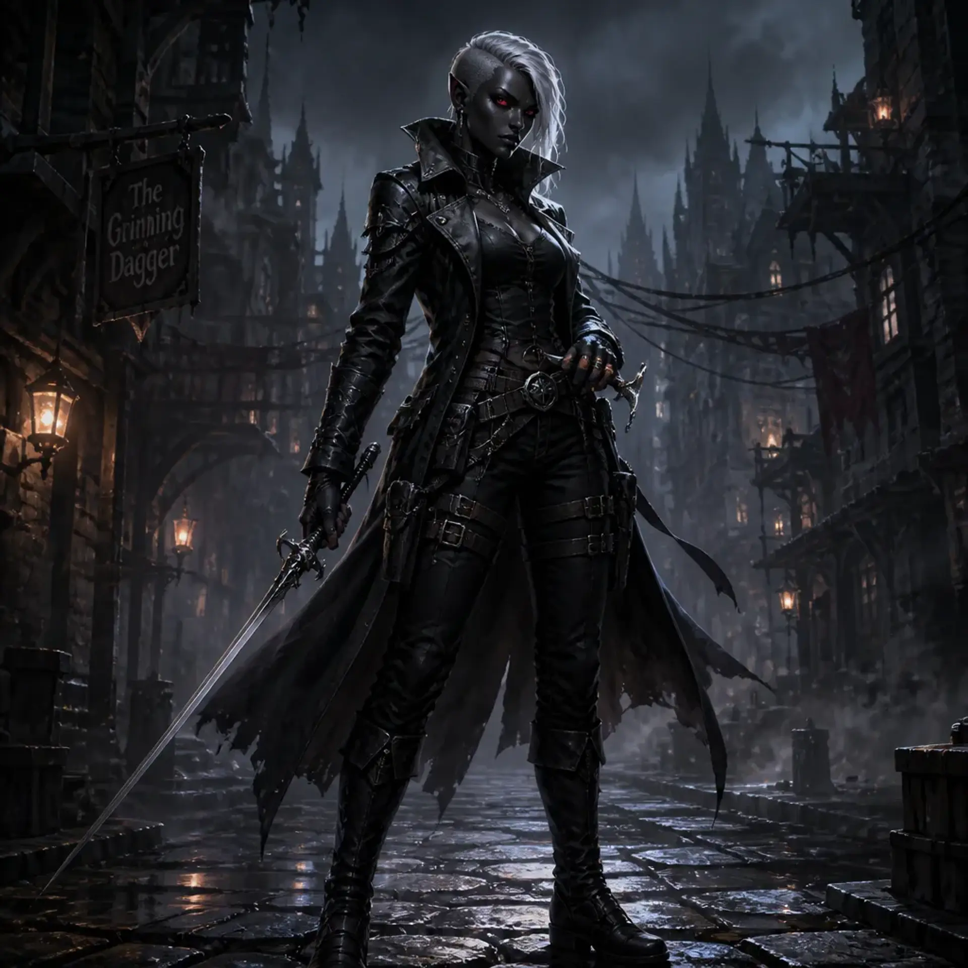 Varenia - AI-generated fantasy Character