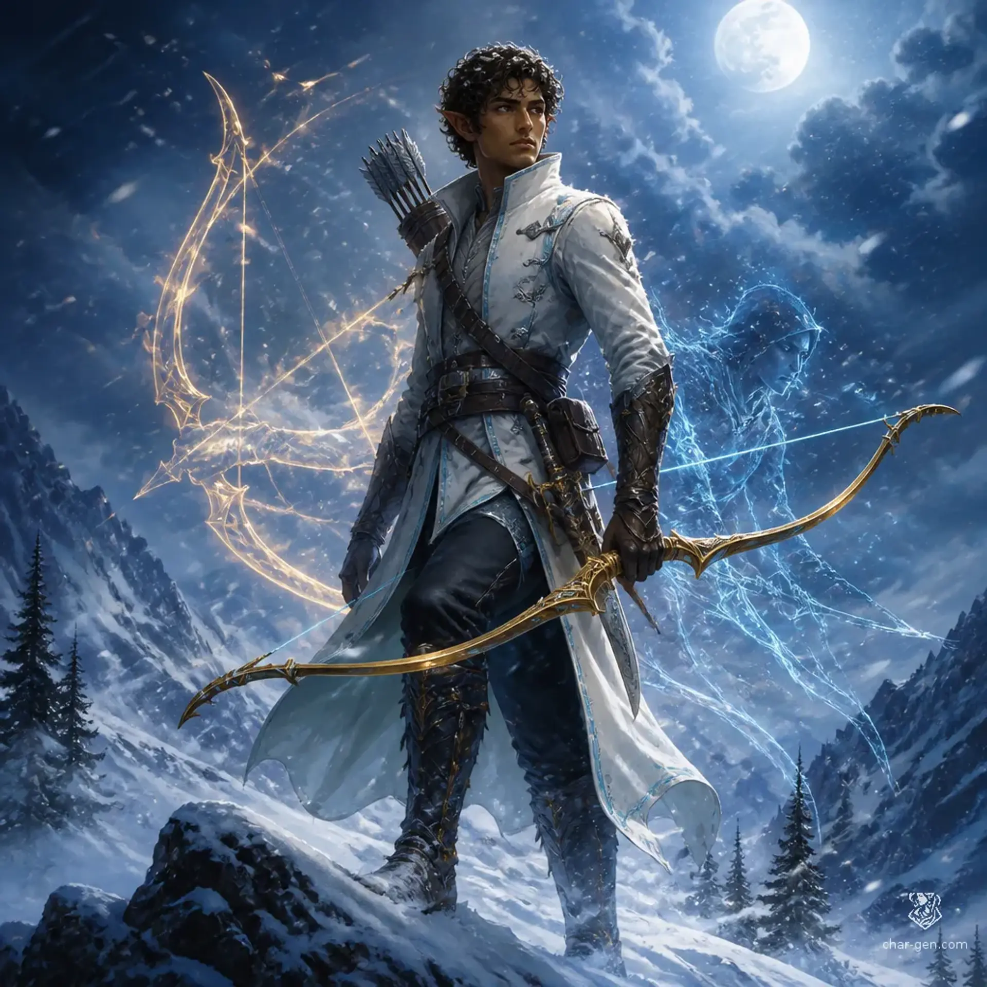 Tarek Vargat - AI-generated fantasy Character