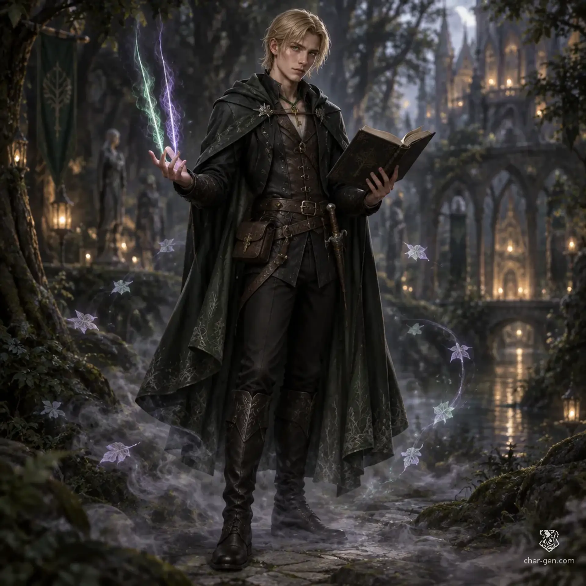 Arthur Kirkland - AI-generated fantasy Character