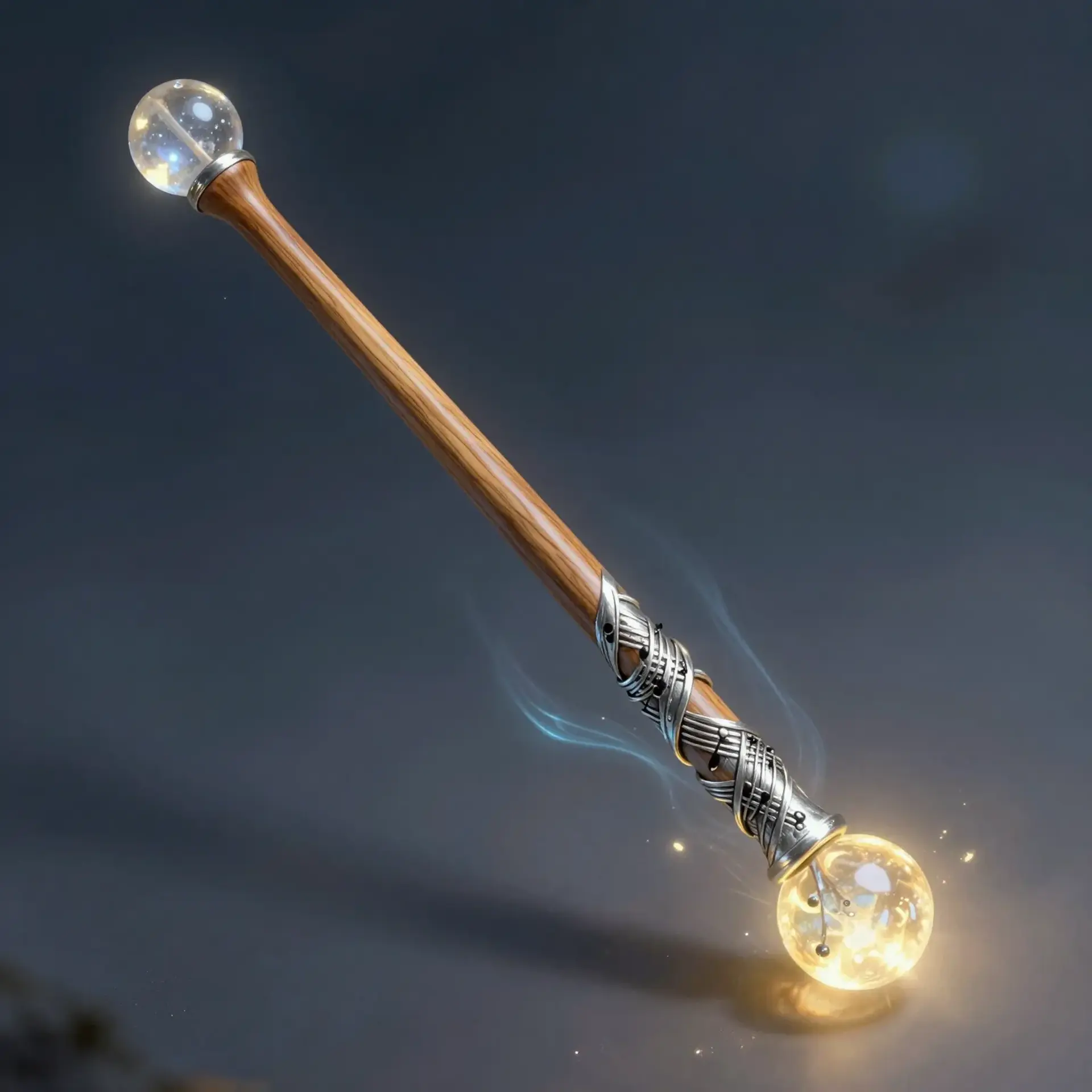 Harmonic Baton - AI-generated fantasy Magic Item