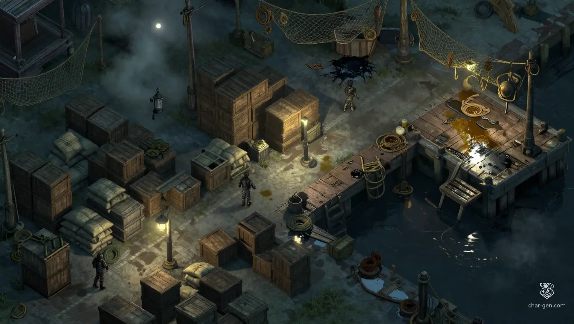 Grab the Midnight Crate Before They Haul It Away - AI-generated fantasy Encounter