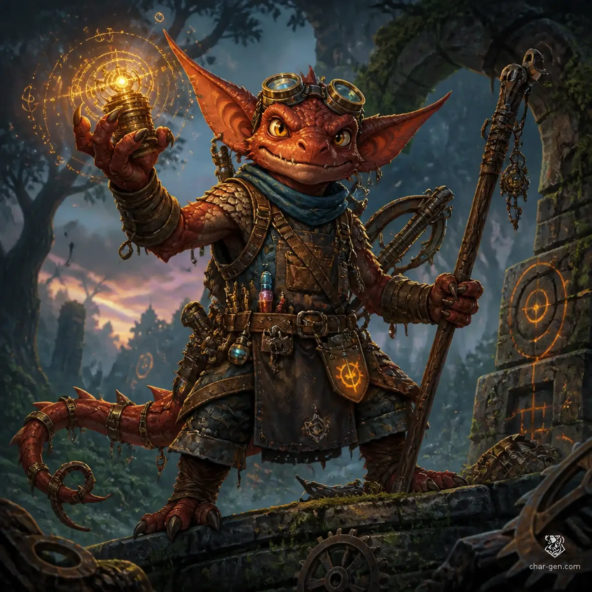 Bubba - AI-generated fantasy Character