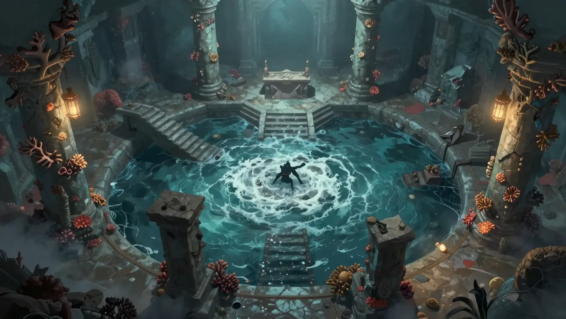 Keep the Sigil of Tide Out of the Rite - AI-generated fantasy Encounter