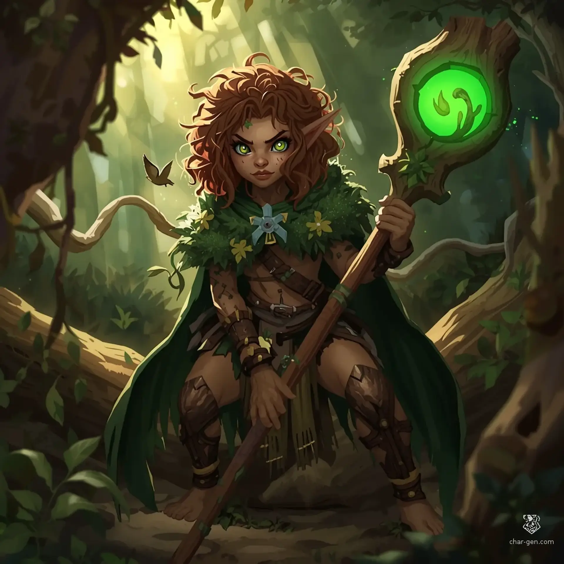 Zyran - AI-generated fantasy Character