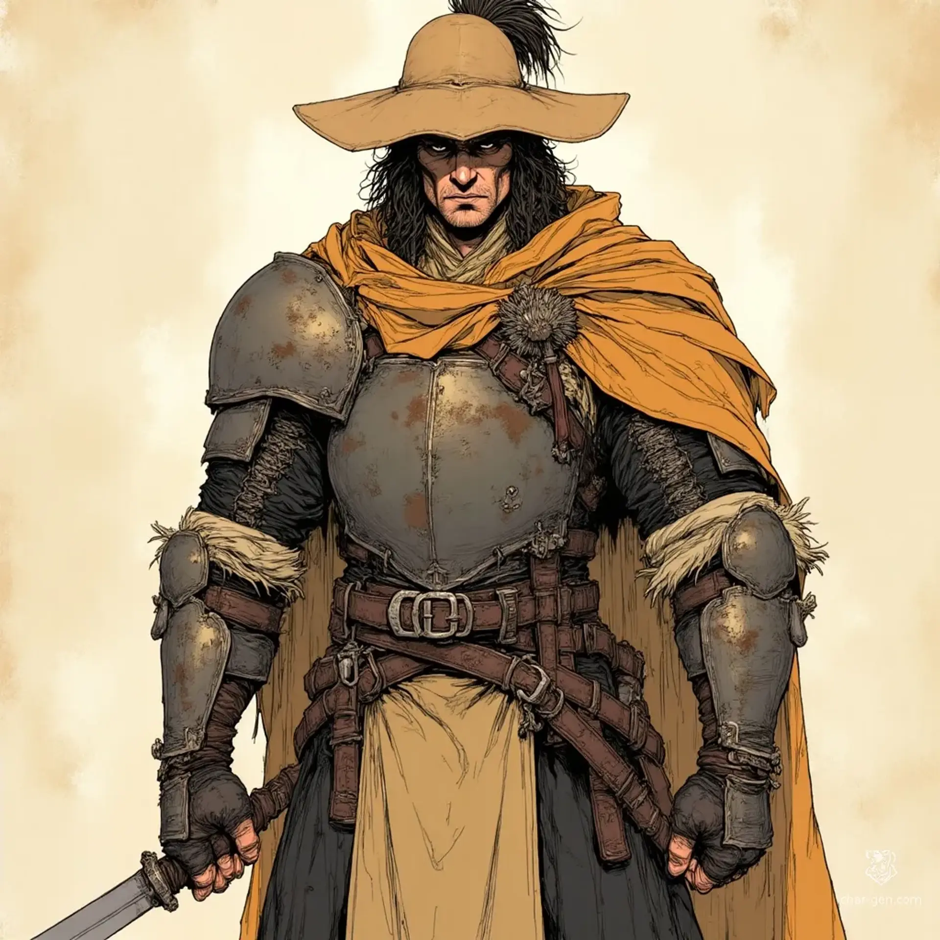 Alonzo Andante - AI-generated fantasy NPC