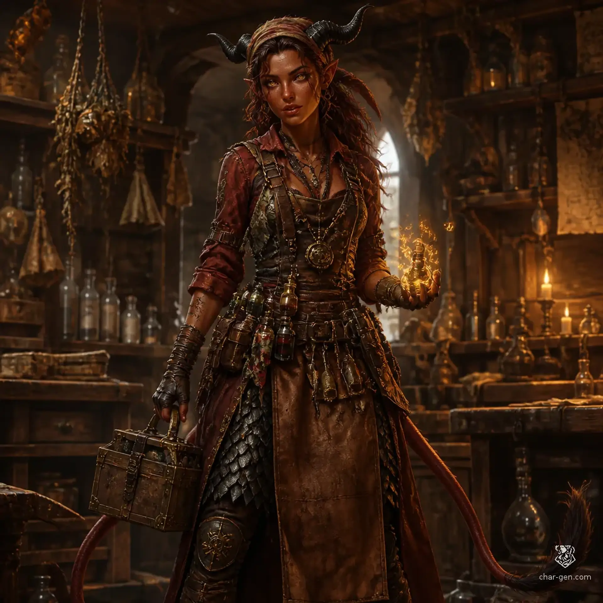Fawn - AI-generated fantasy Character