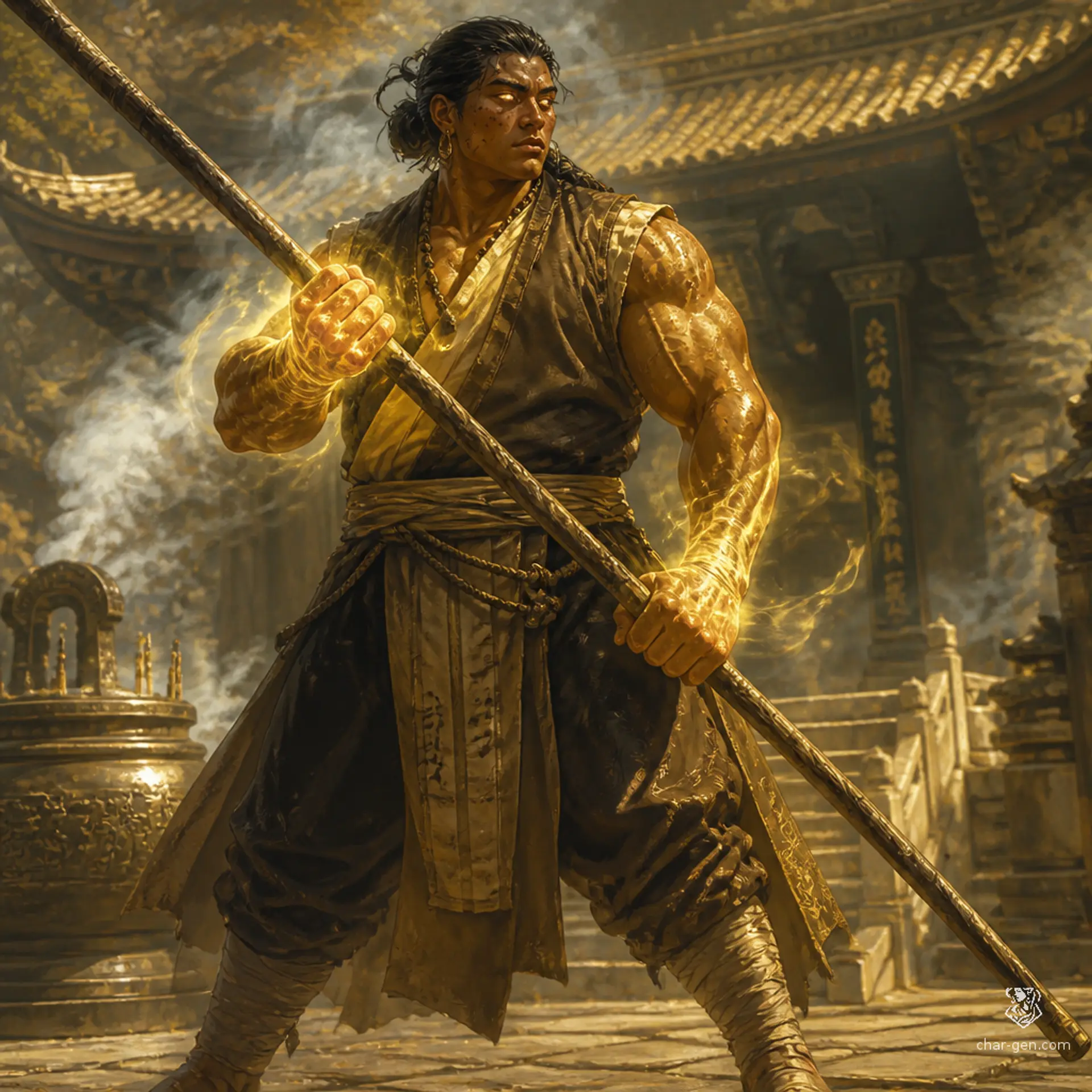 Sol - AI-generated fantasy Character