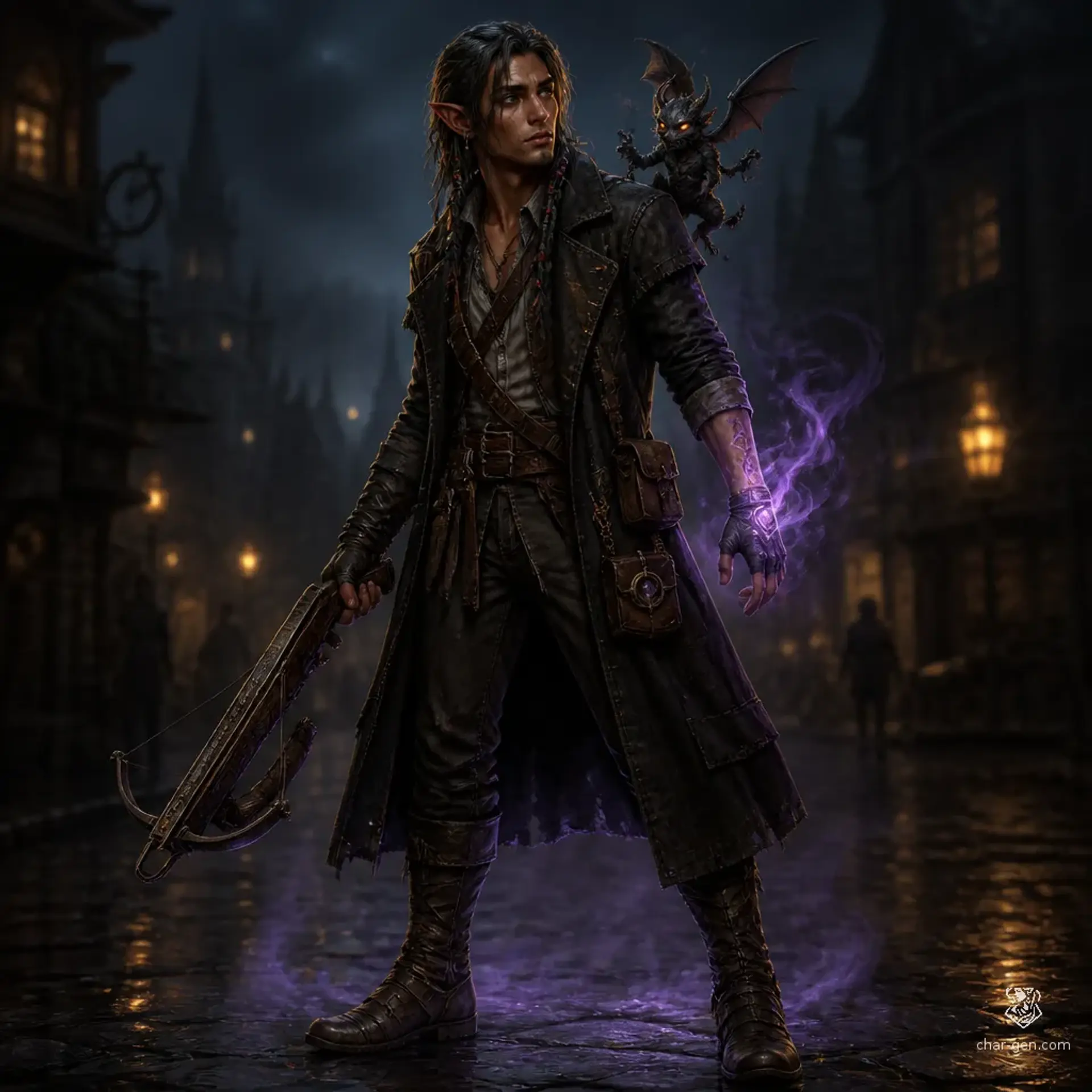 Sylkarn - AI-generated fantasy Character