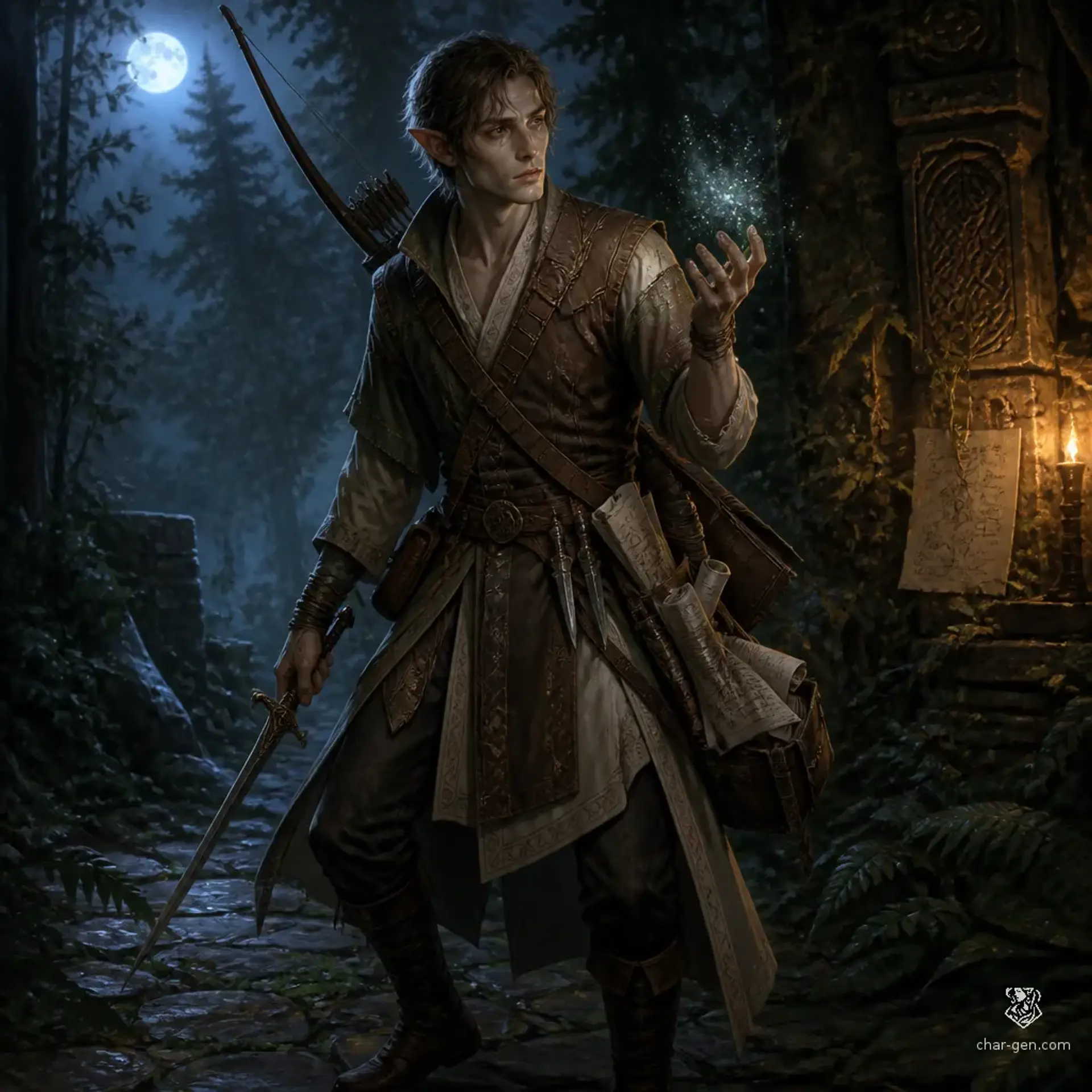 Scudly - AI-generated fantasy Character