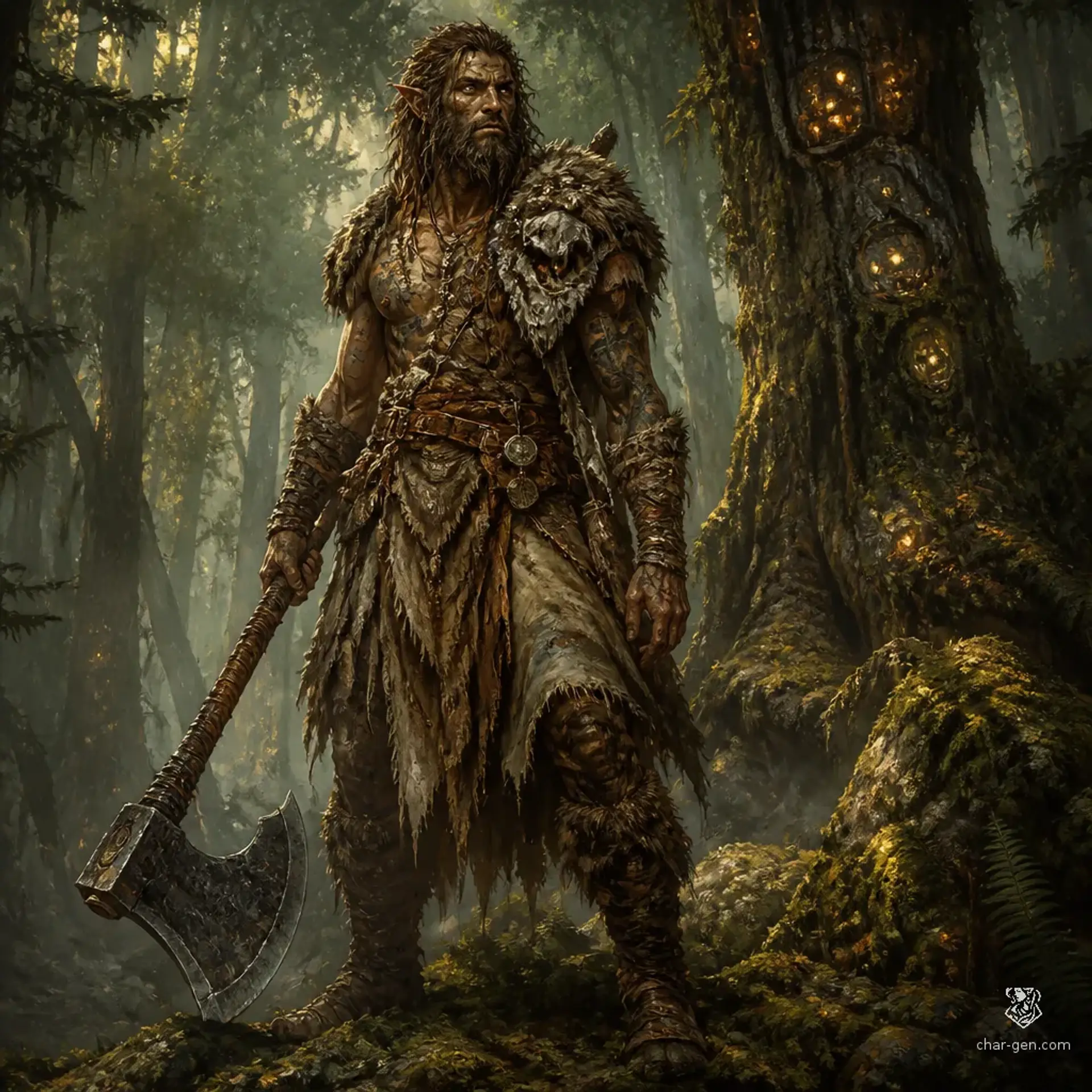 Eleven - AI-generated fantasy Character