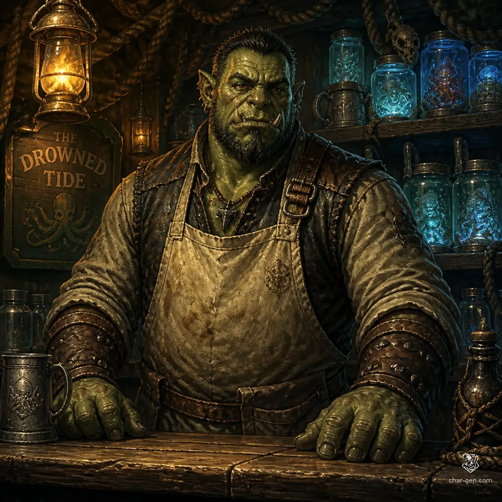 The Pickled Sea - AI-generated fantasy Tavern