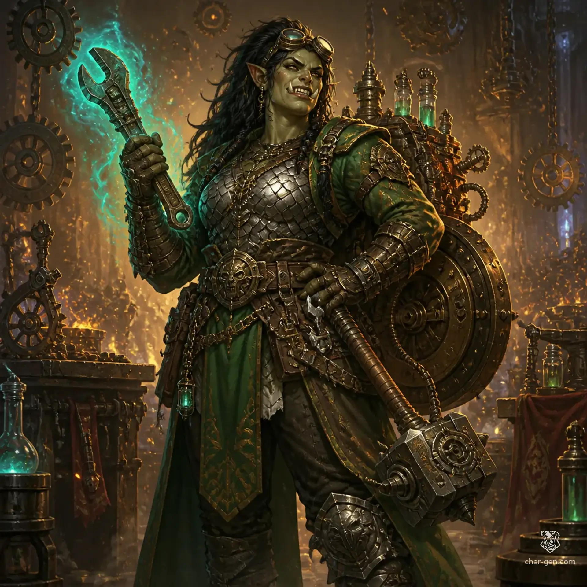 albert oonstien - AI-generated fantasy Character