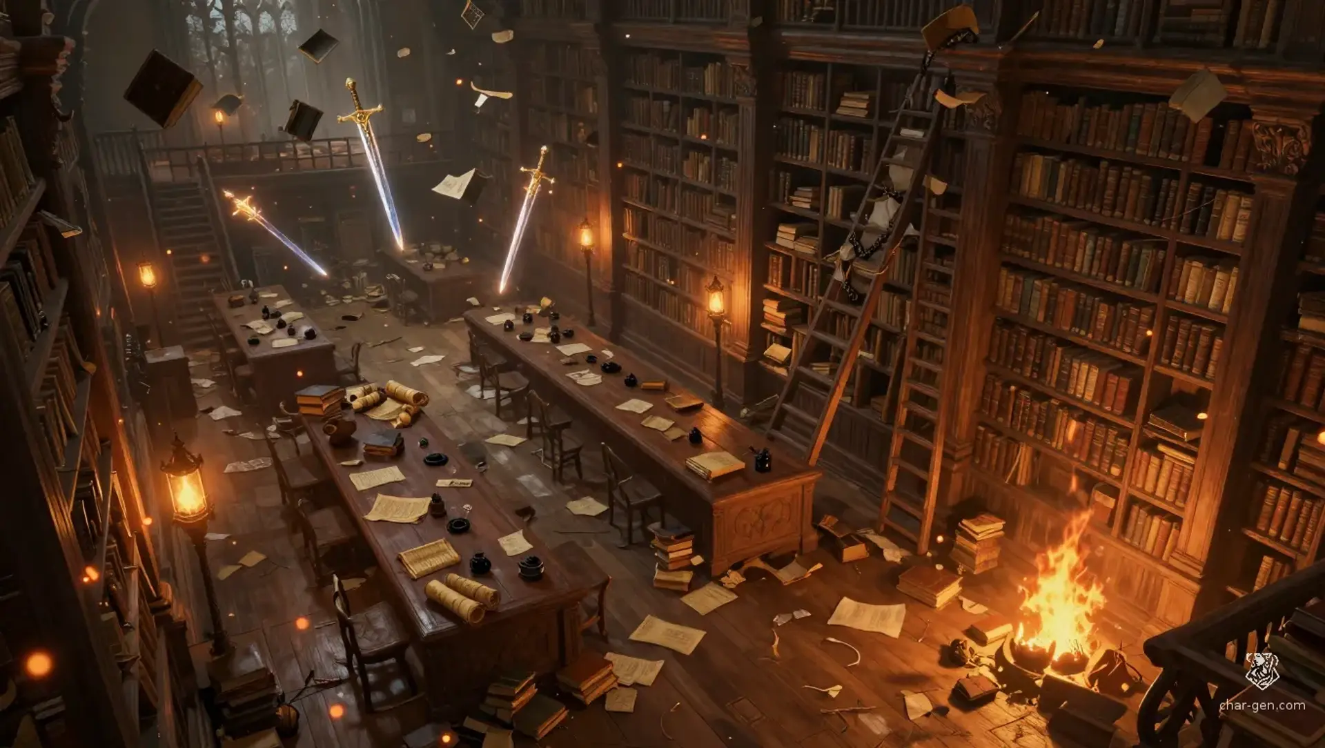 Save the Ledger - AI-generated fantasy Encounter