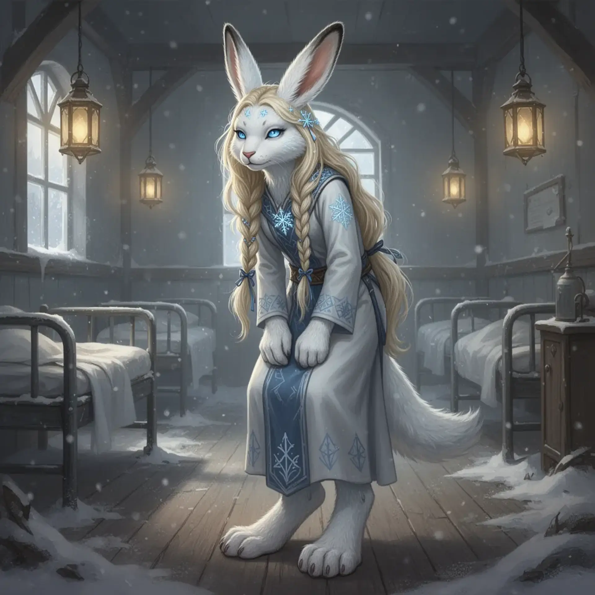 Freya Winterstar - AI-generated fantasy NPC