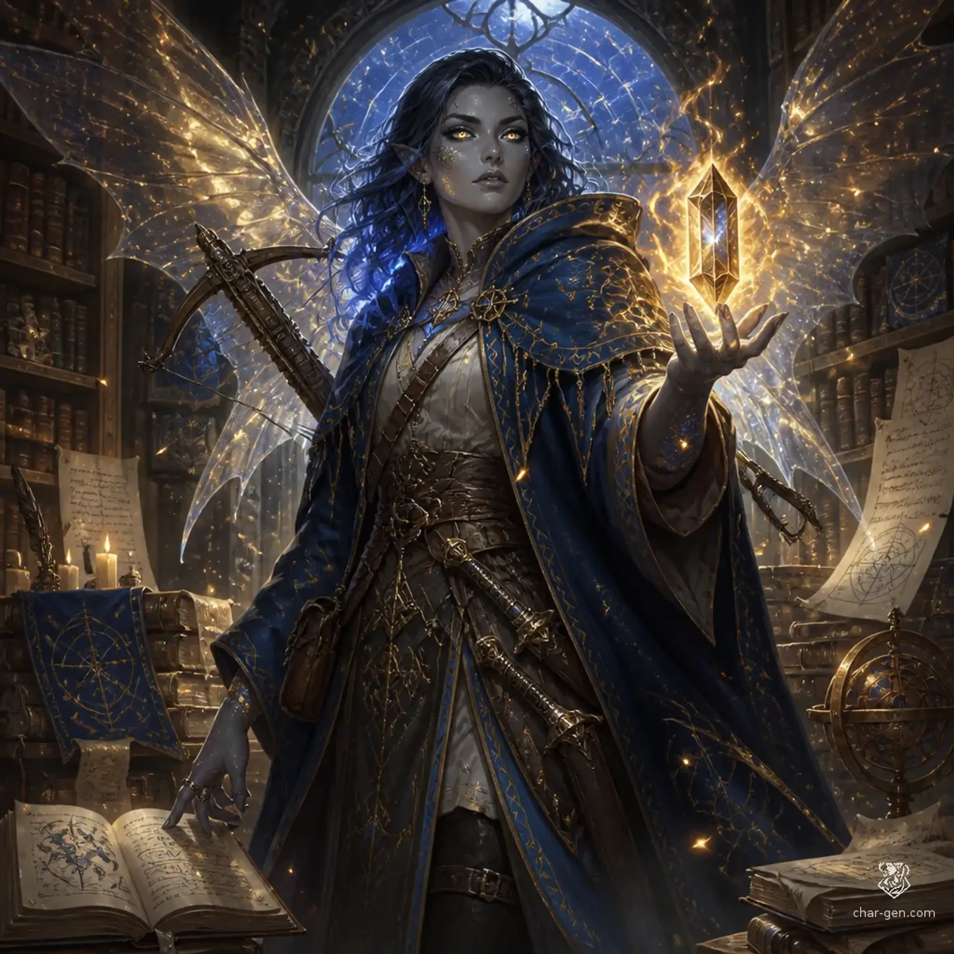 Taloria - AI-generated fantasy Character