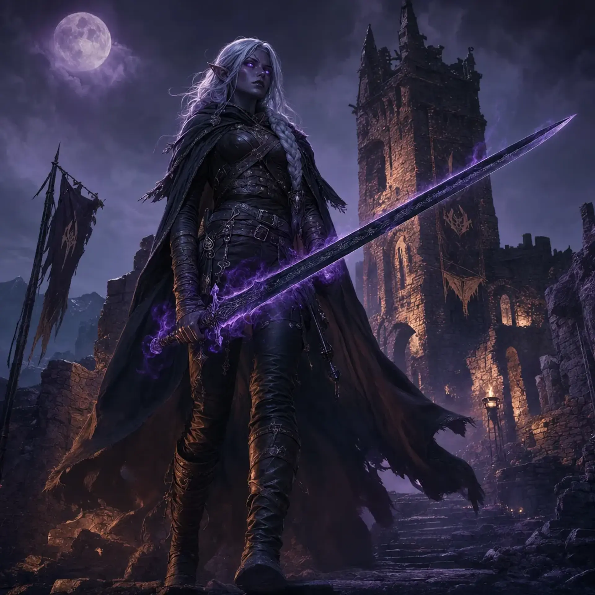 Nyk Vaelith - AI-generated fantasy Character