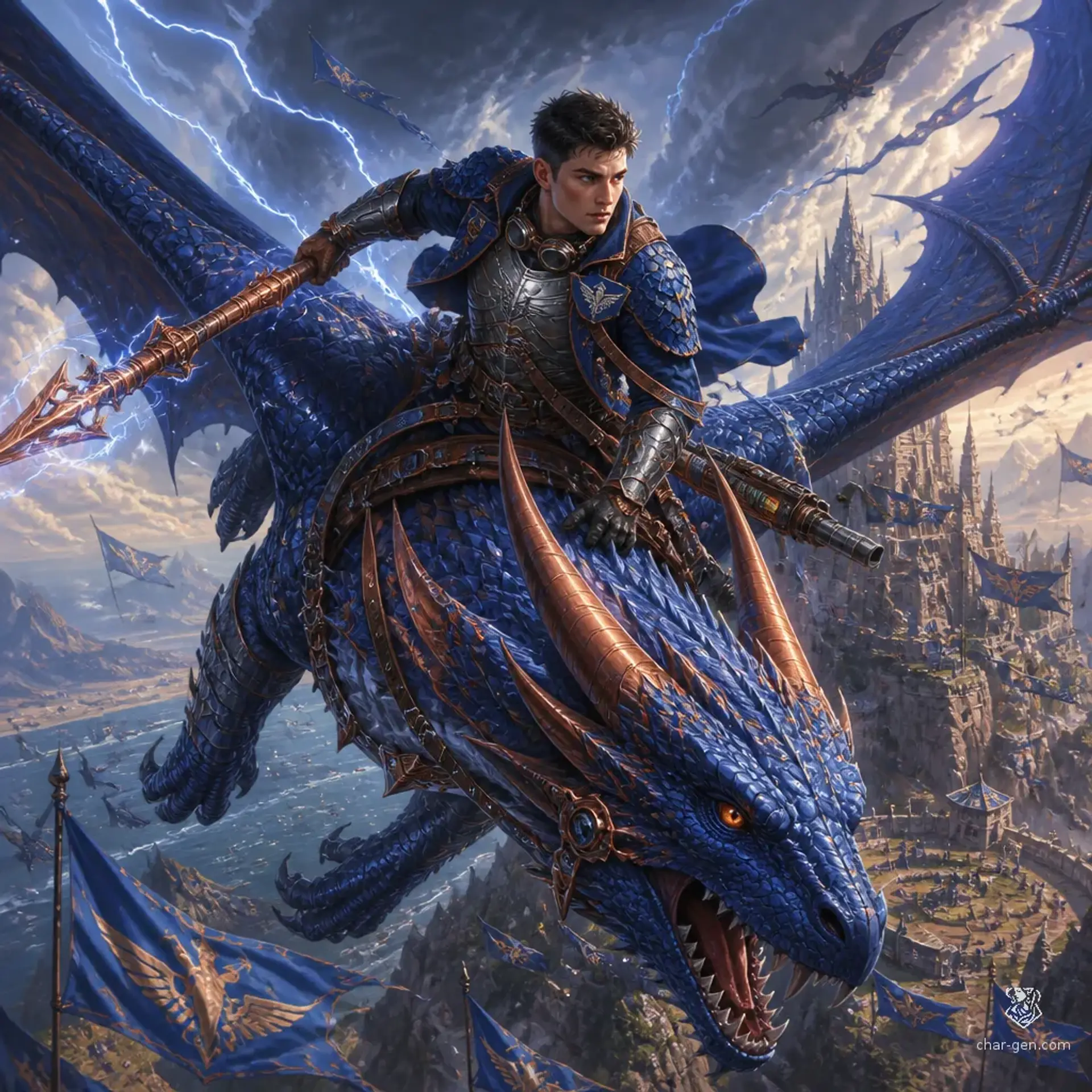 Daniel Socum, Arcadian Dragon Rider Cadet