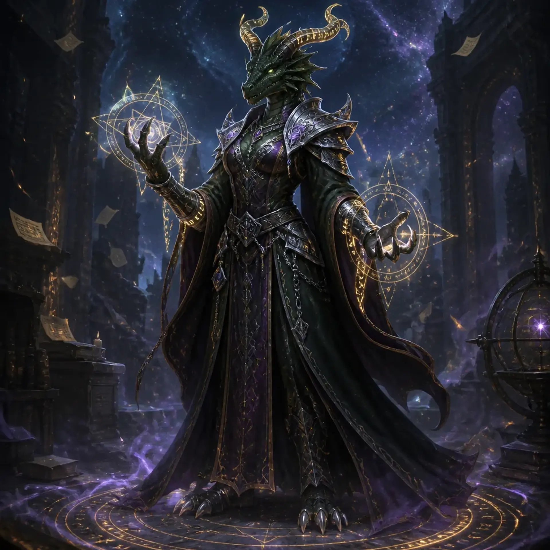 Maa'raxia - AI-generated fantasy Character