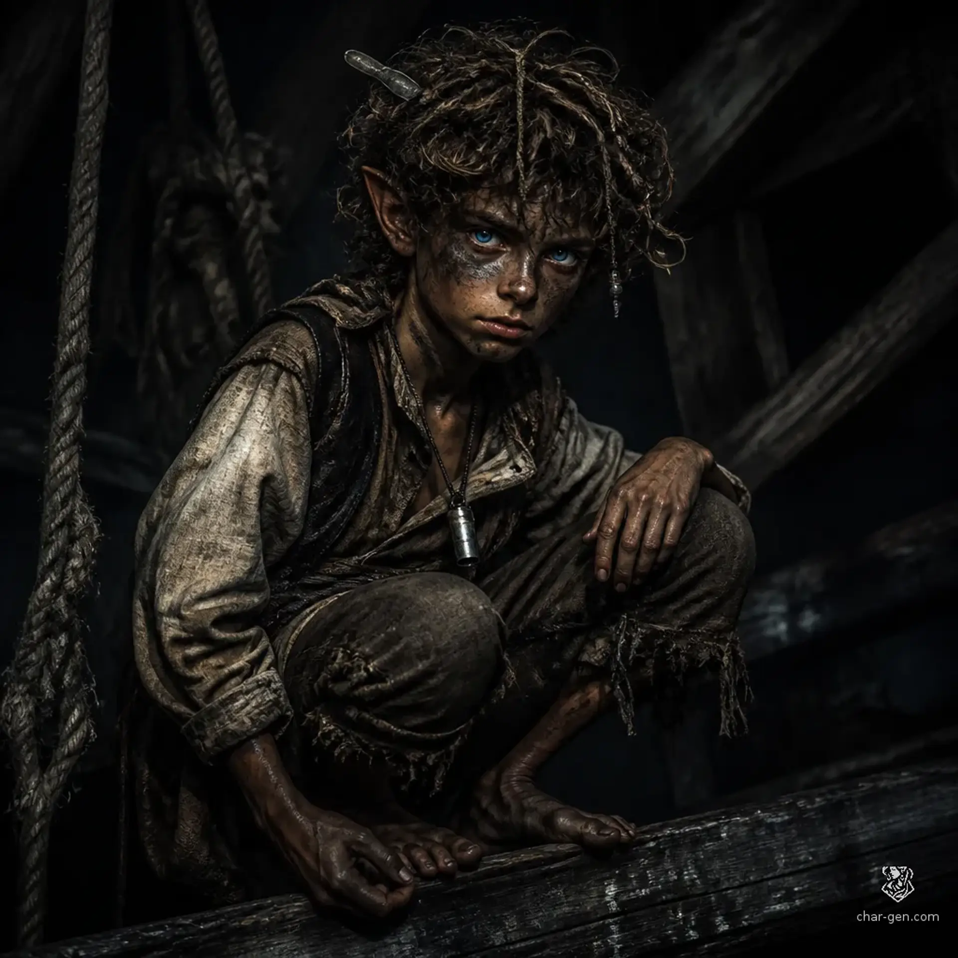 Gulliver Gully Lightfoot - AI-generated fantasy NPC